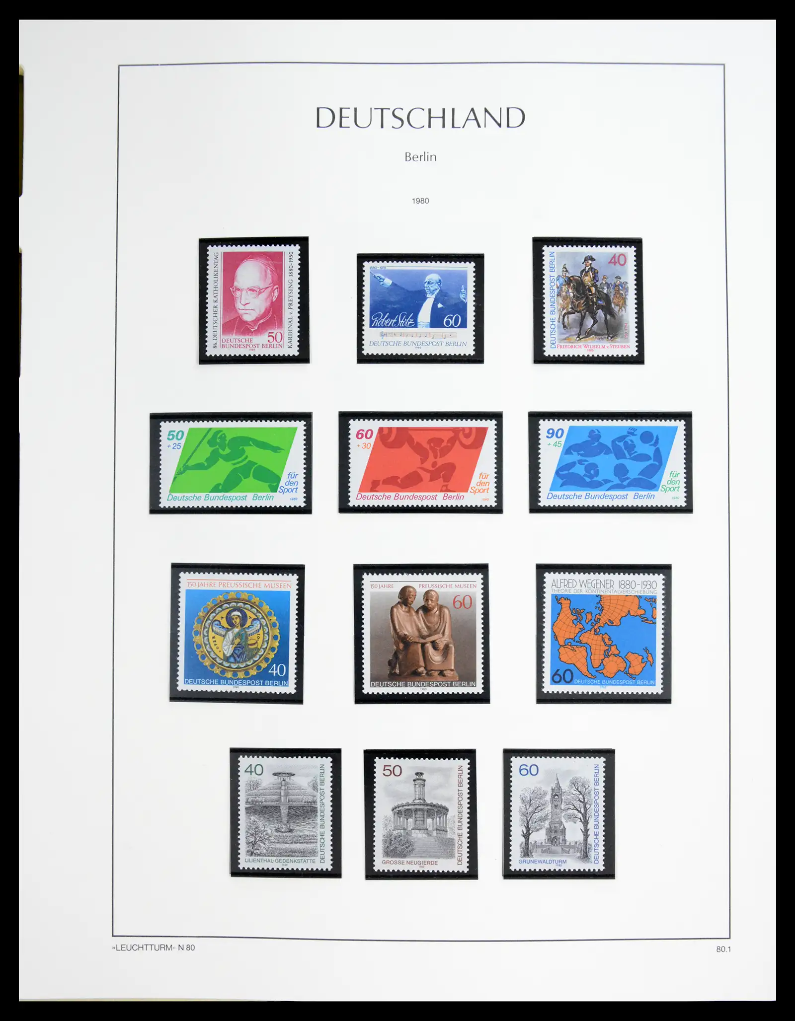41114 0071 - Postzegelverzameling 41114 Berlijn 1948-1990 compleet.