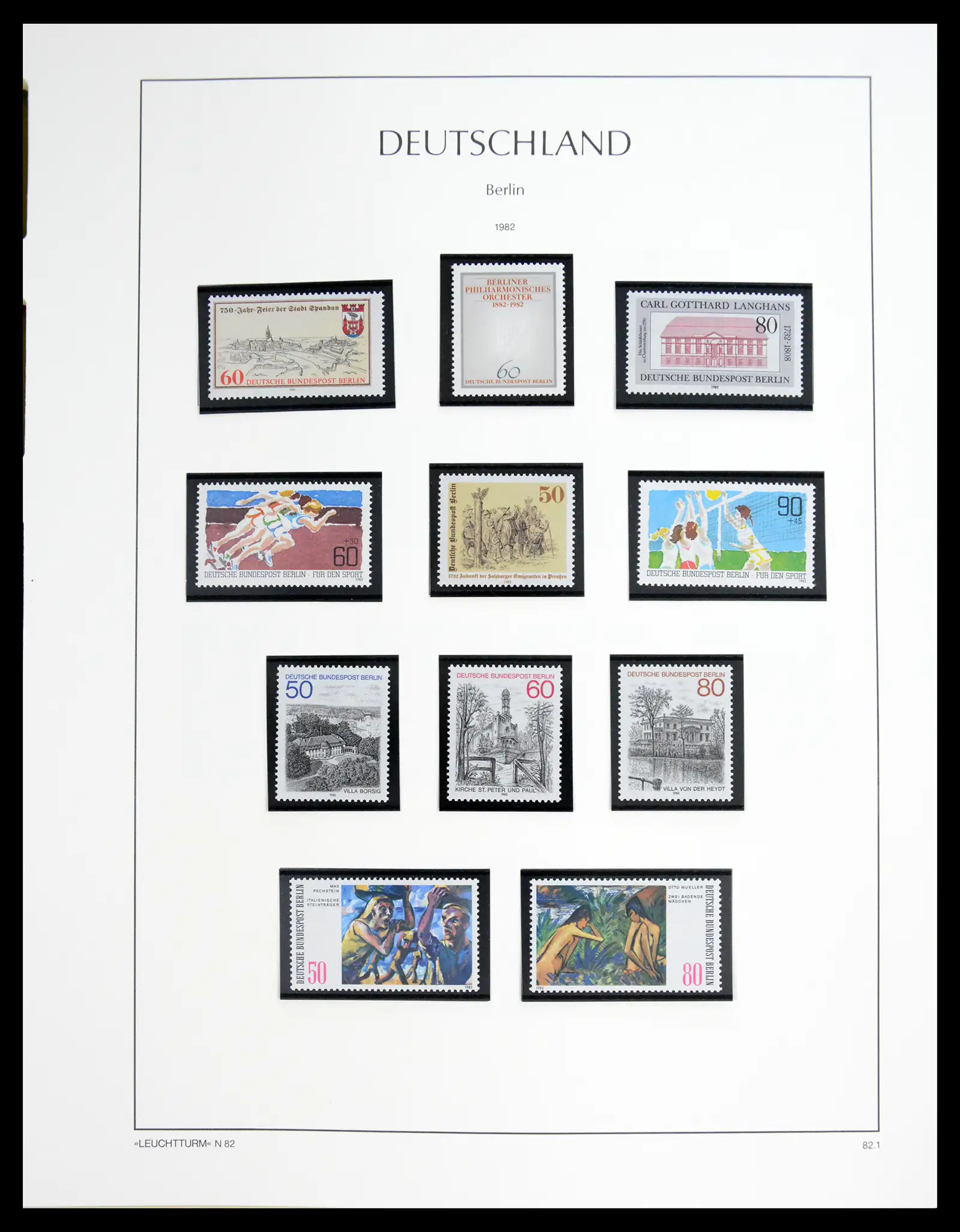 41114 0075 - Postzegelverzameling 41114 Berlijn 1948-1990 compleet.