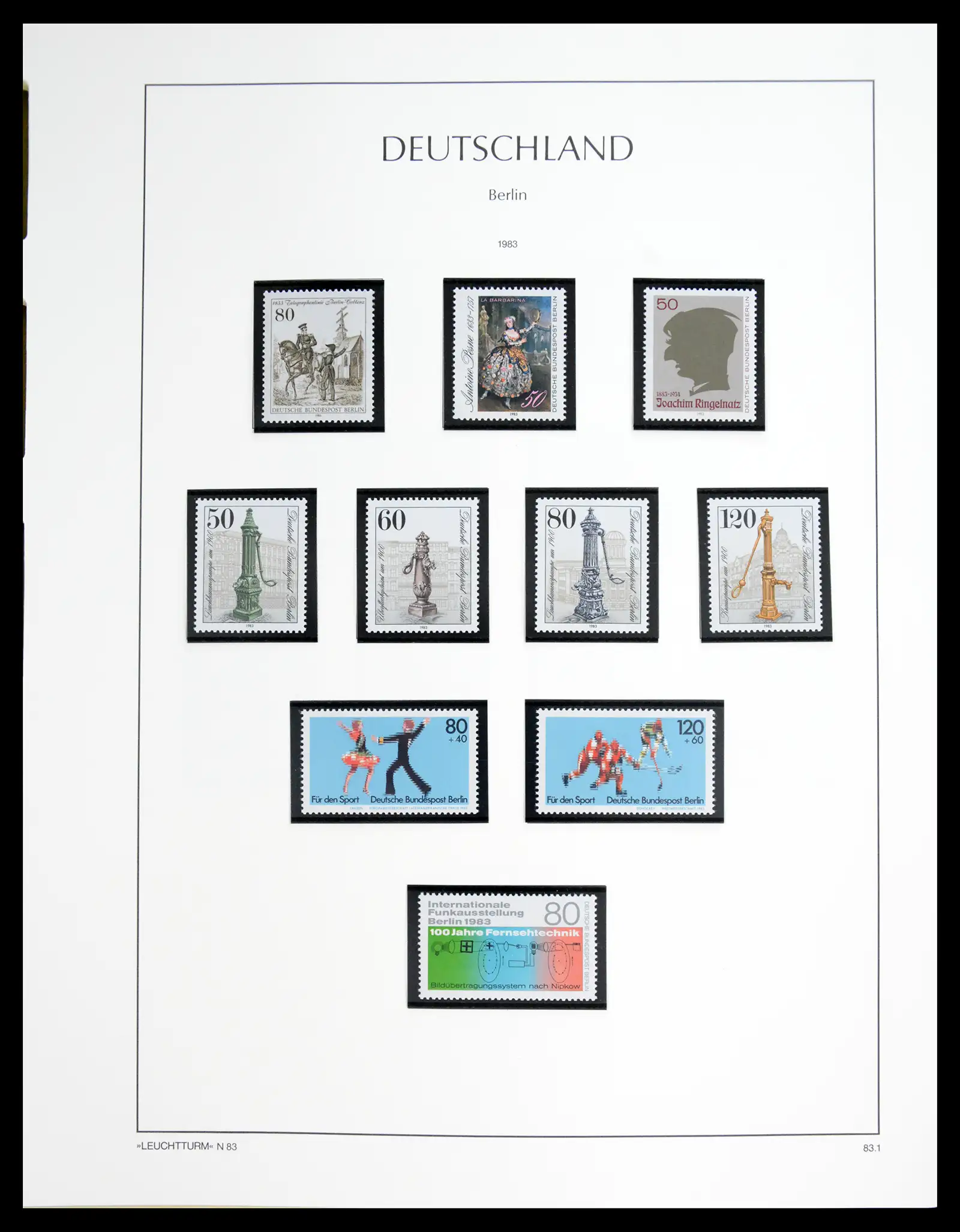 41114 0077 - Postzegelverzameling 41114 Berlijn 1948-1990 compleet.