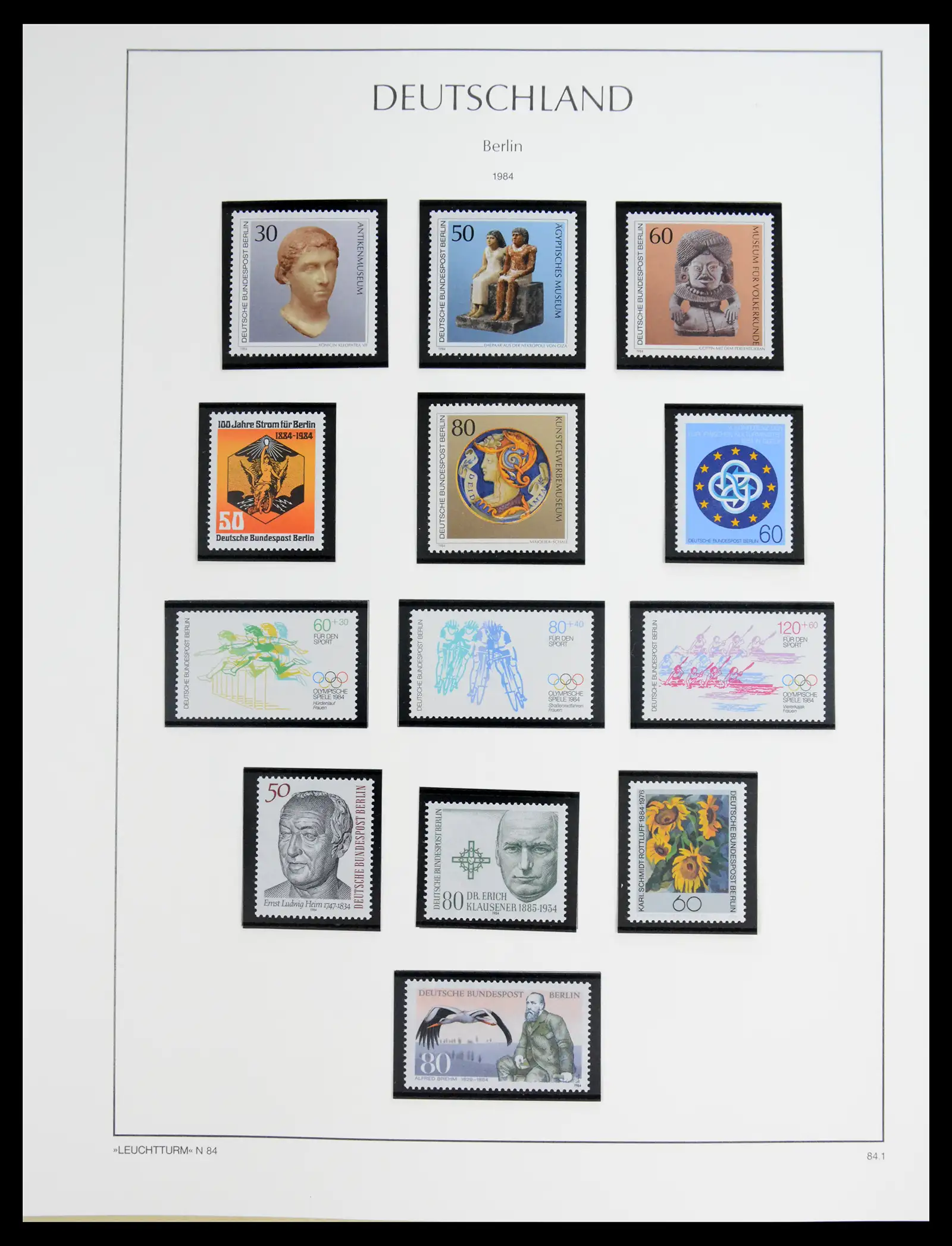 41114 0079 - Postzegelverzameling 41114 Berlijn 1948-1990 compleet.