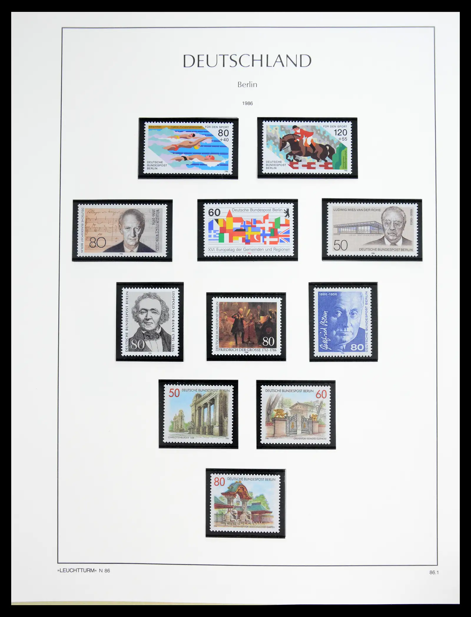 41114 0083 - Postzegelverzameling 41114 Berlijn 1948-1990 compleet.