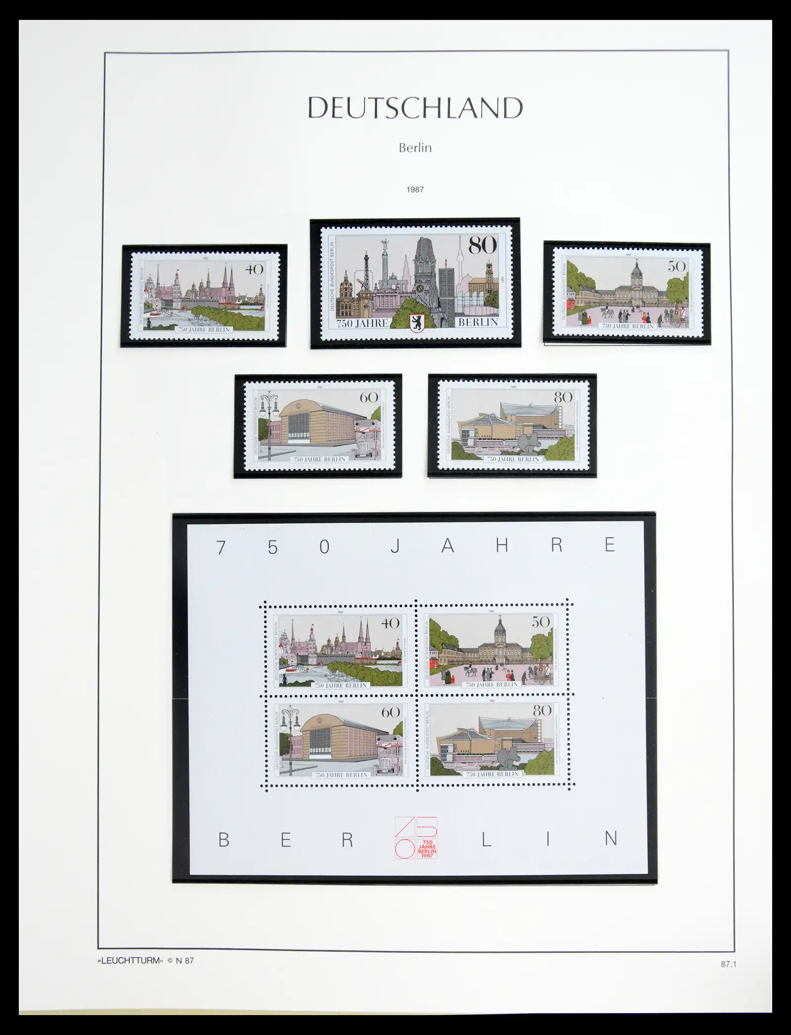 41114 0085 - Postzegelverzameling 41114 Berlijn 1948-1990 compleet.