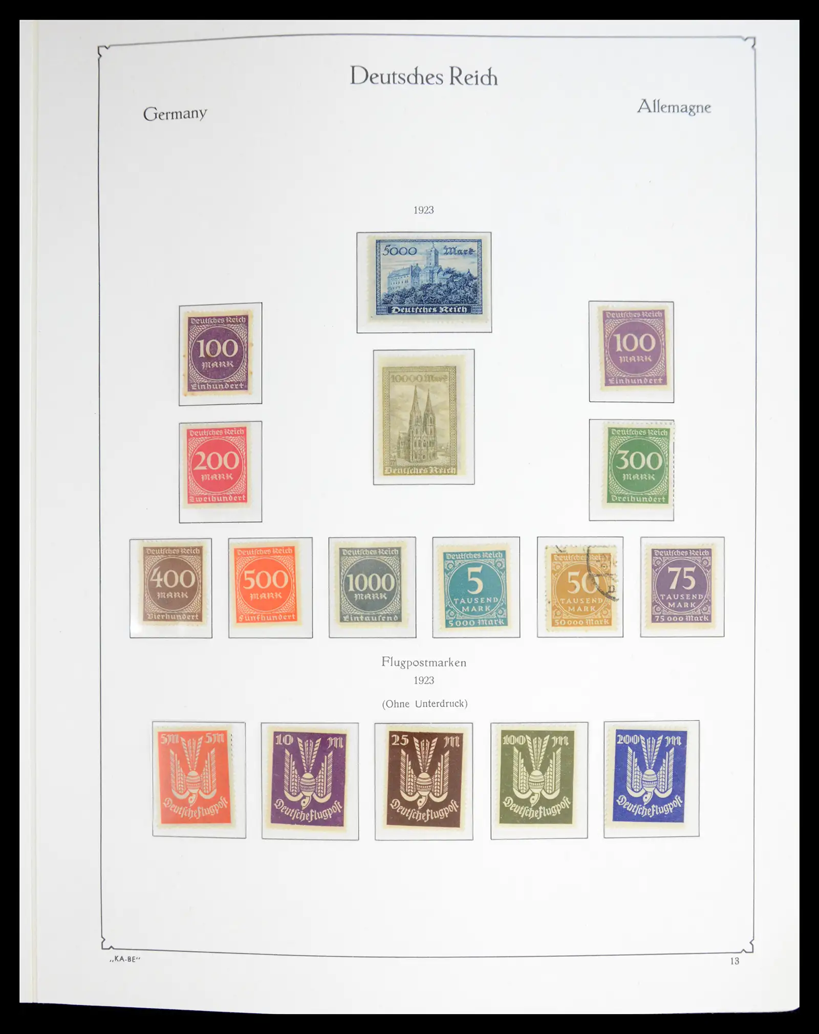 41115 0021 - Stamp collection 41115 German Reich over complete 1872-1945.