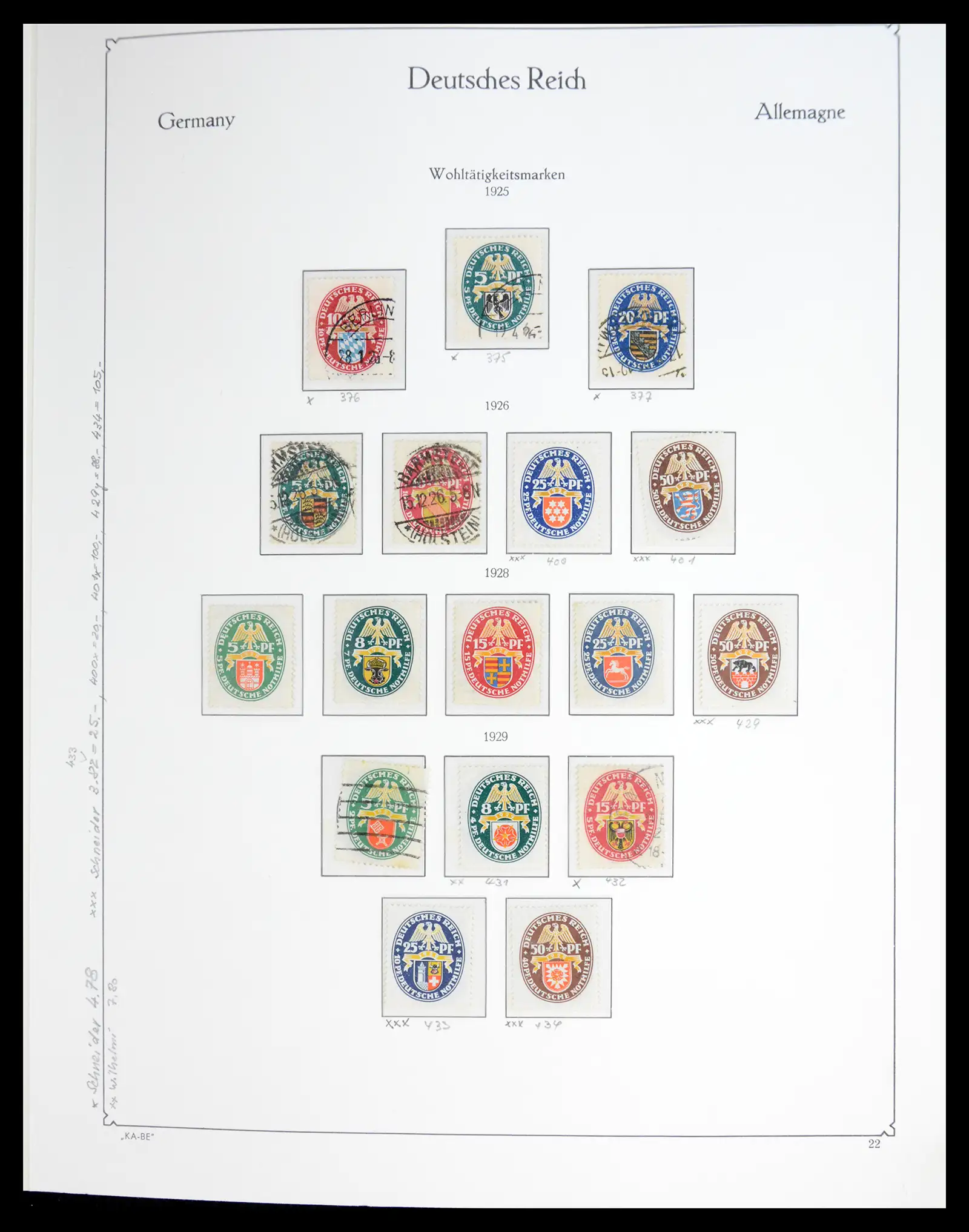 41115 0030 - Stamp collection 41115 German Reich over complete 1872-1945.