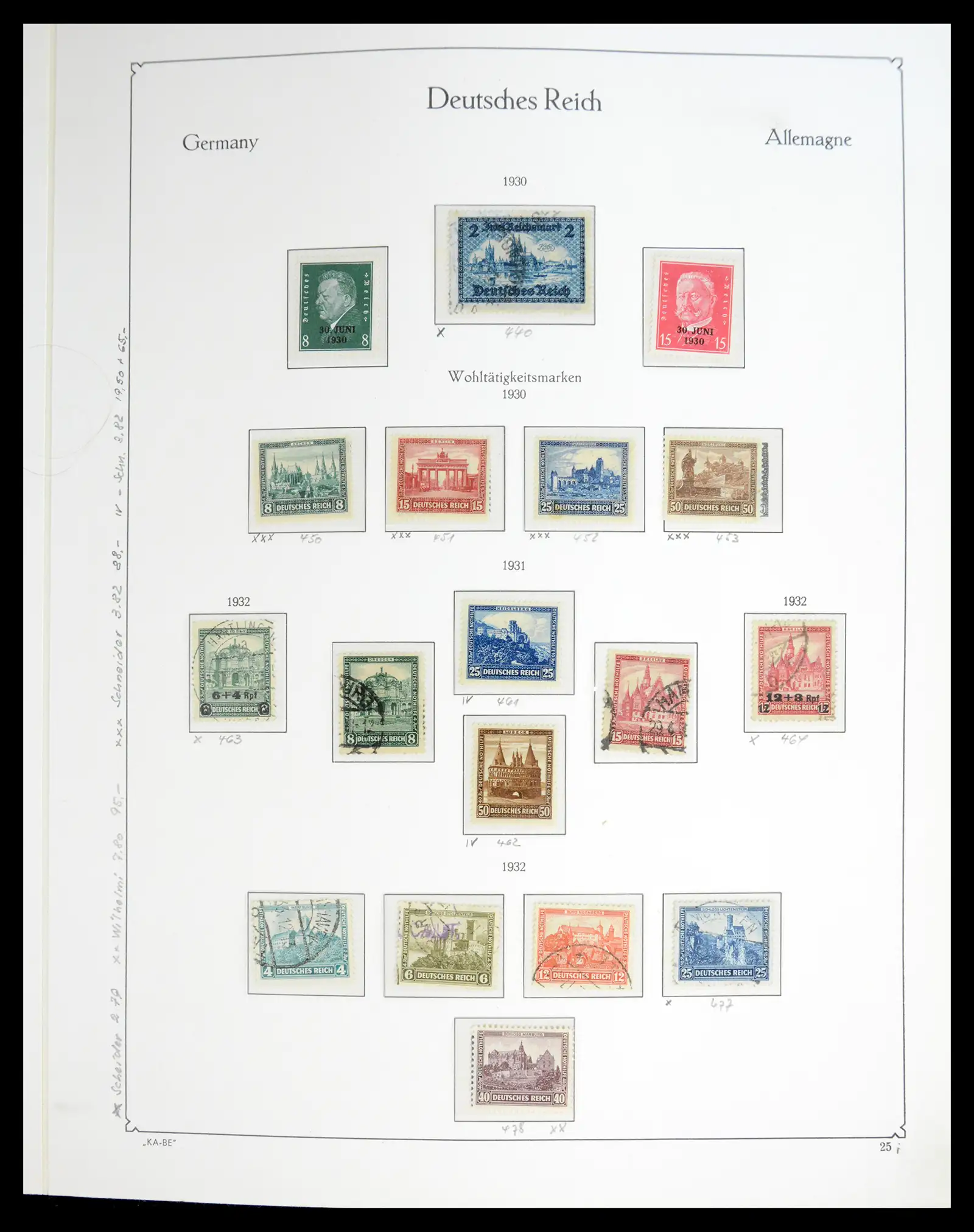 41115 0040 - Stamp collection 41115 German Reich over complete 1872-1945.