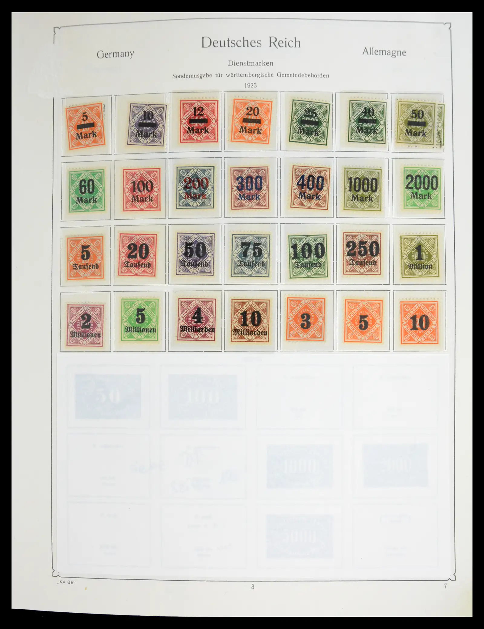 41115 0049 - Stamp collection 41115 German Reich over complete 1872-1945.