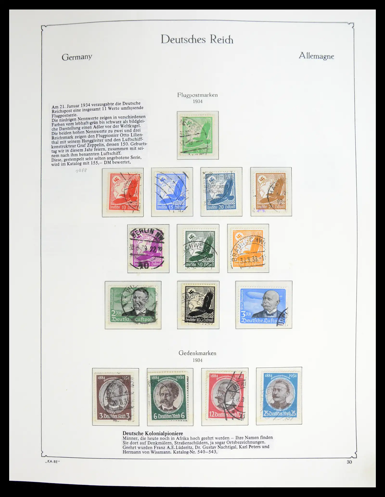 41115 0057 - Stamp collection 41115 German Reich over complete 1872-1945.