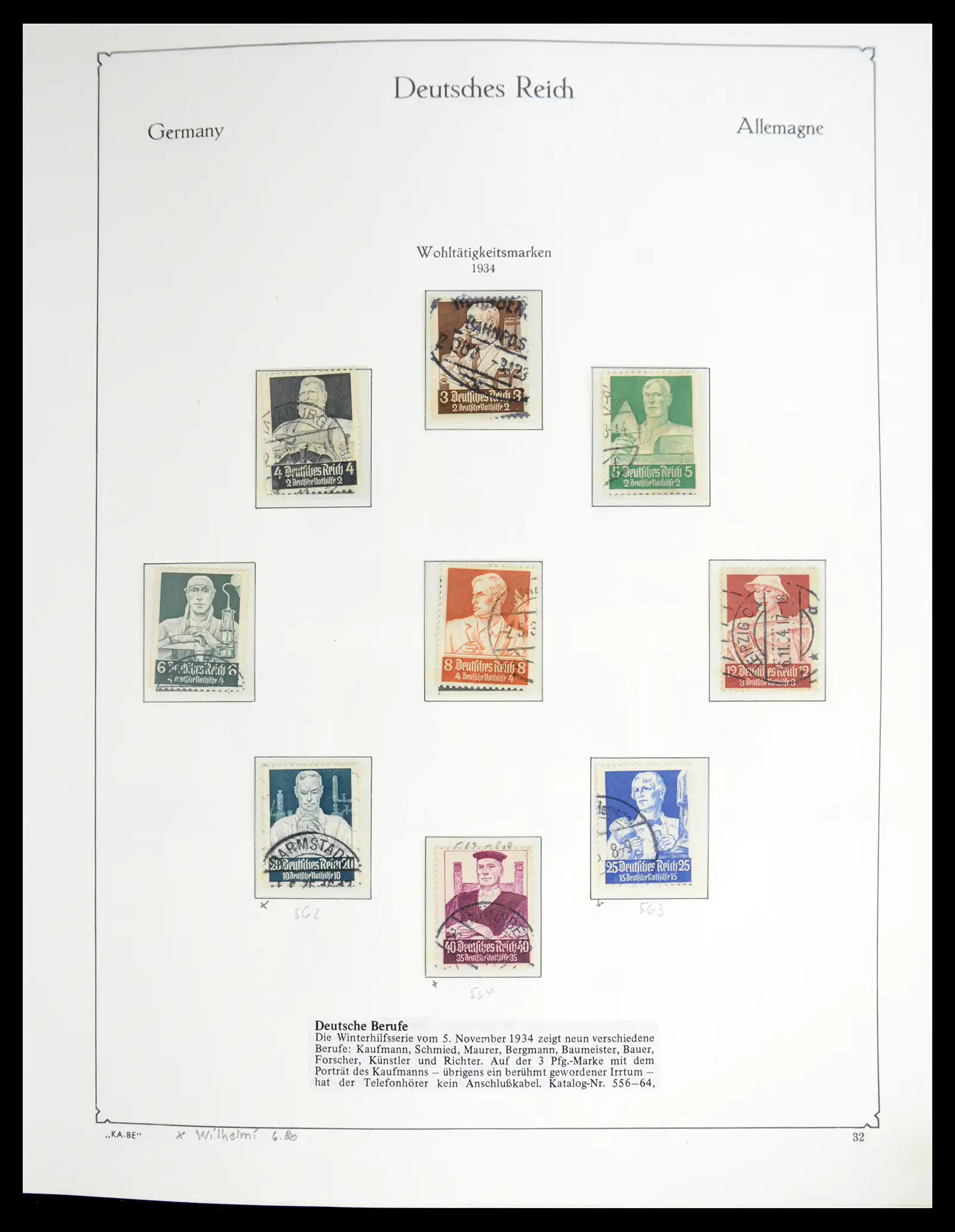 41115 0058 - Stamp collection 41115 German Reich over complete 1872-1945.