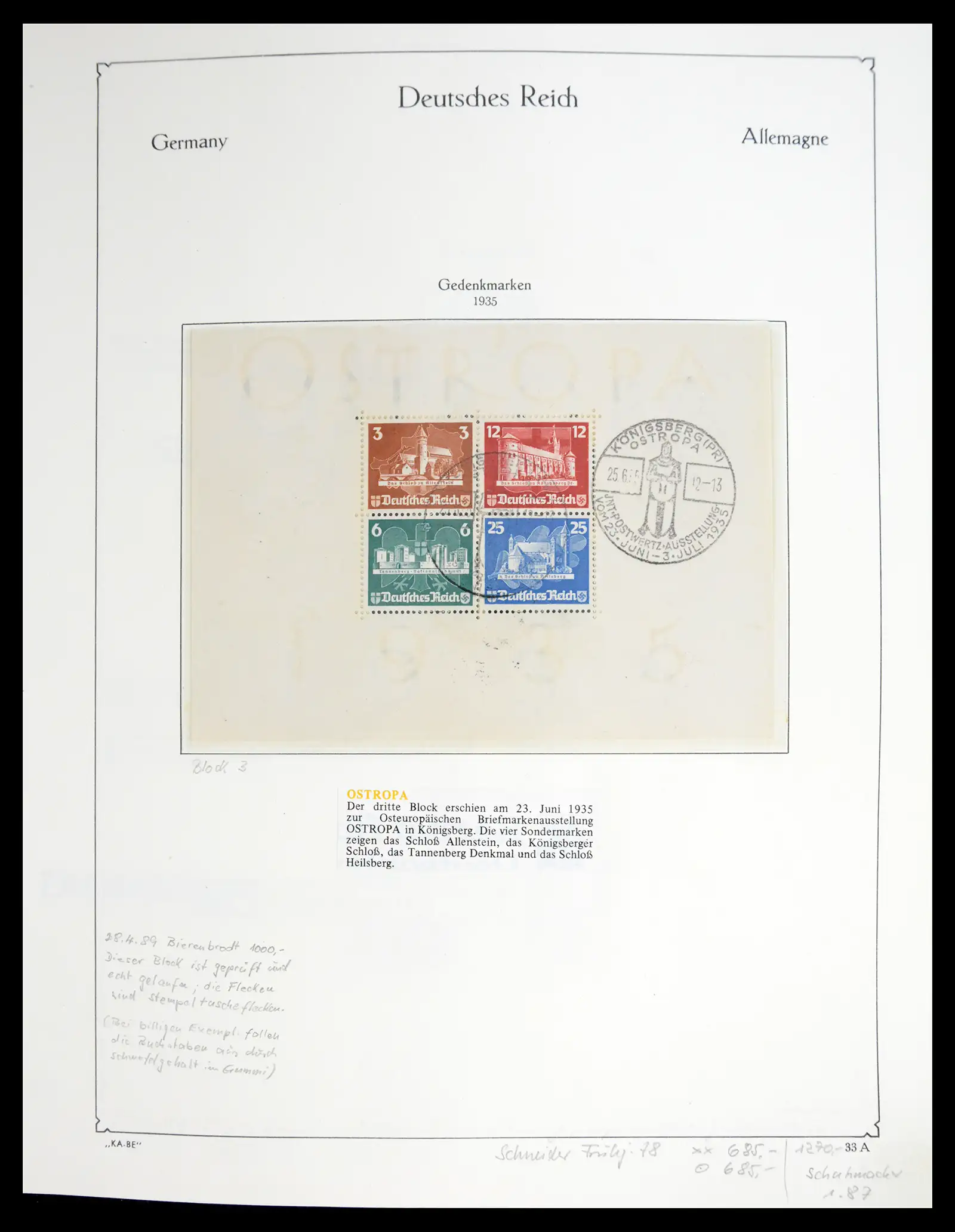 41115 0060 - Stamp collection 41115 German Reich over complete 1872-1945.