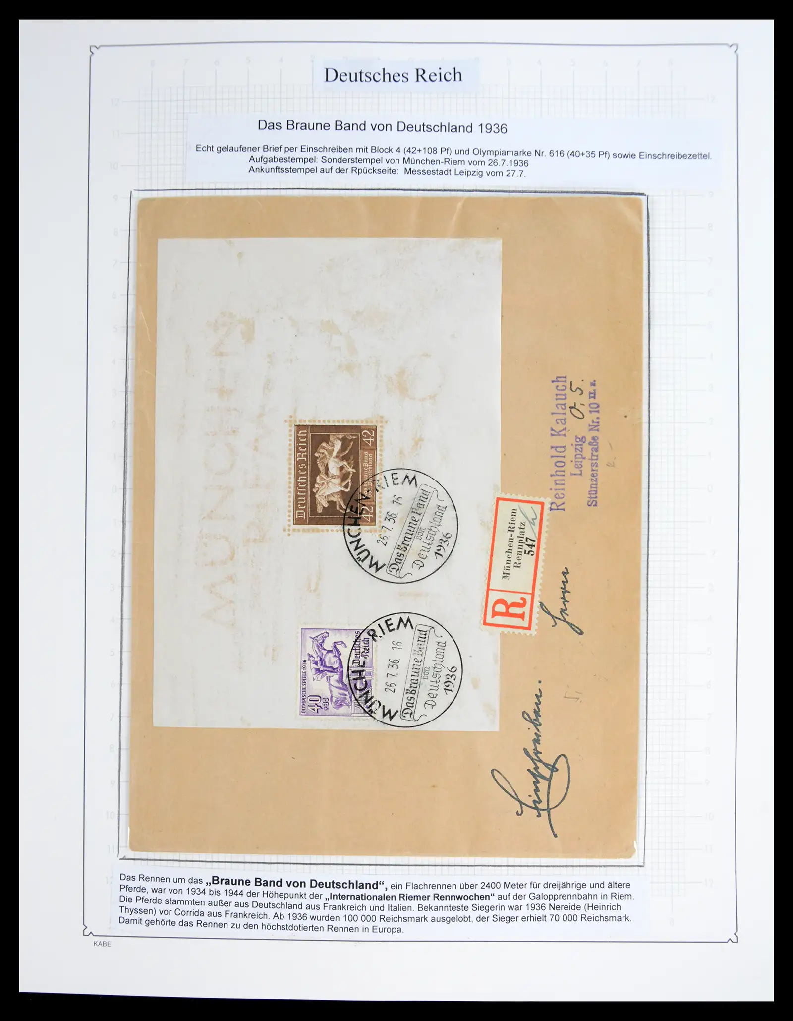 41115 0068 - Stamp collection 41115 German Reich over complete 1872-1945.