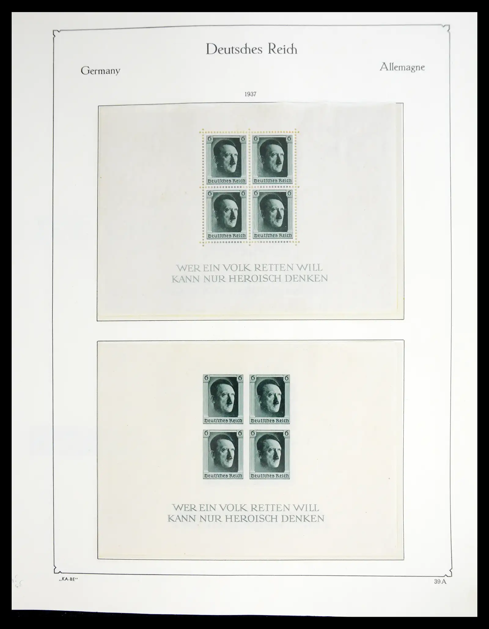 41115 0071 - Stamp collection 41115 German Reich over complete 1872-1945.