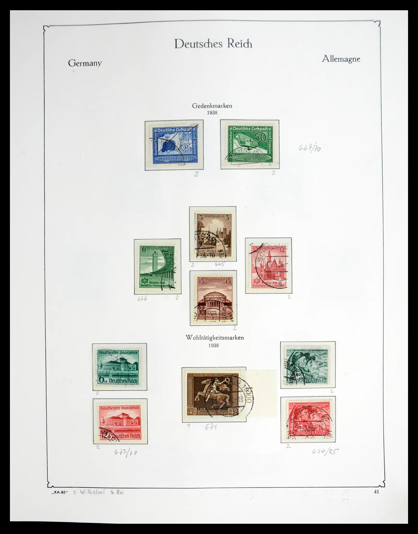 41115 0075 - Stamp collection 41115 German Reich over complete 1872-1945.
