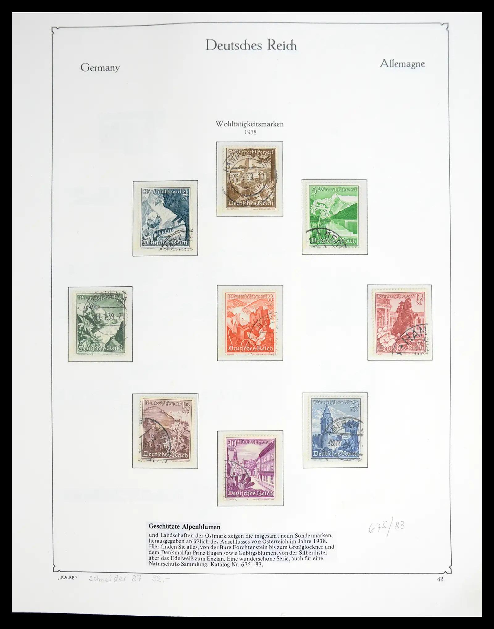 41115 0076 - Stamp collection 41115 German Reich over complete 1872-1945.
