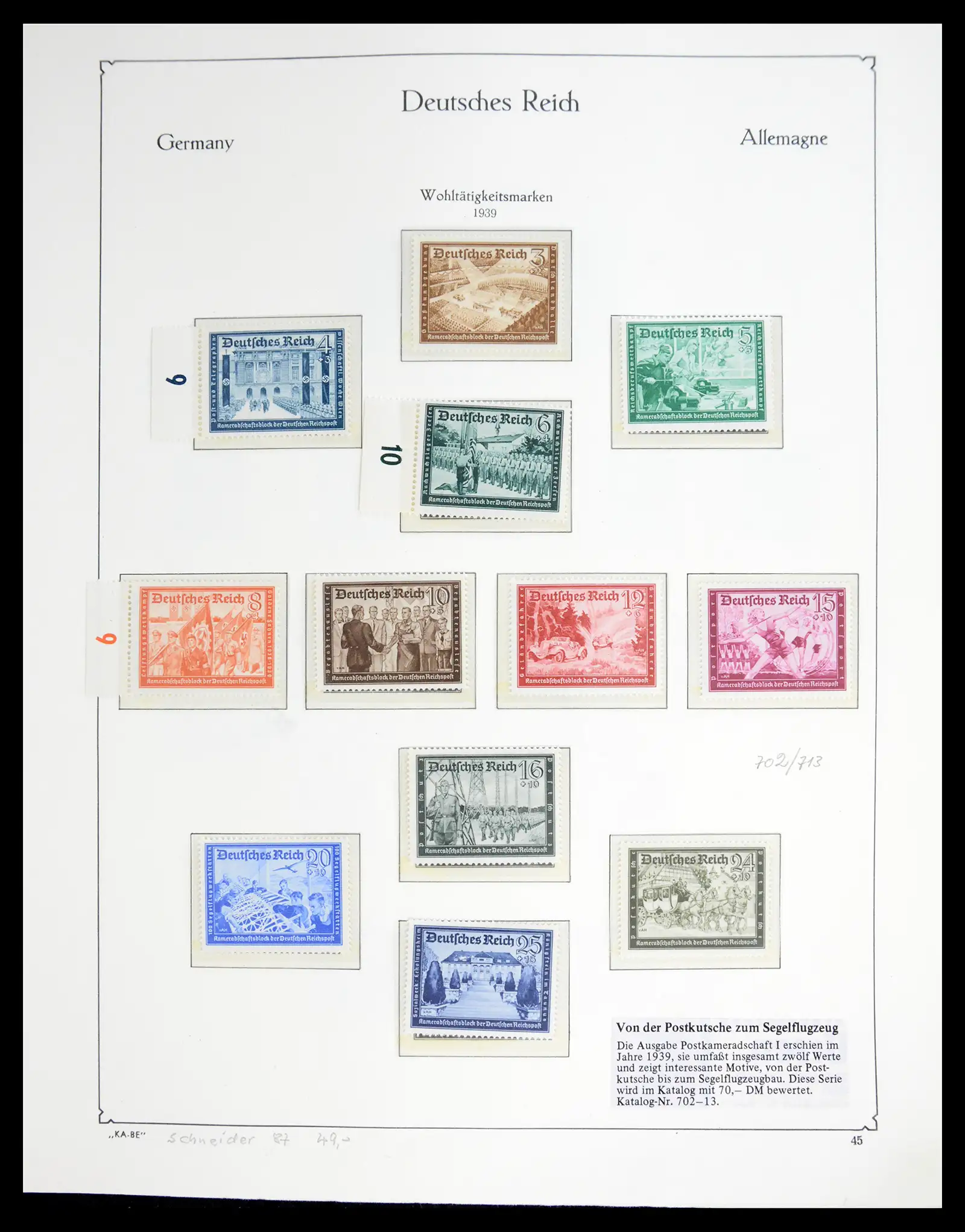 41115 0079 - Stamp collection 41115 German Reich over complete 1872-1945.