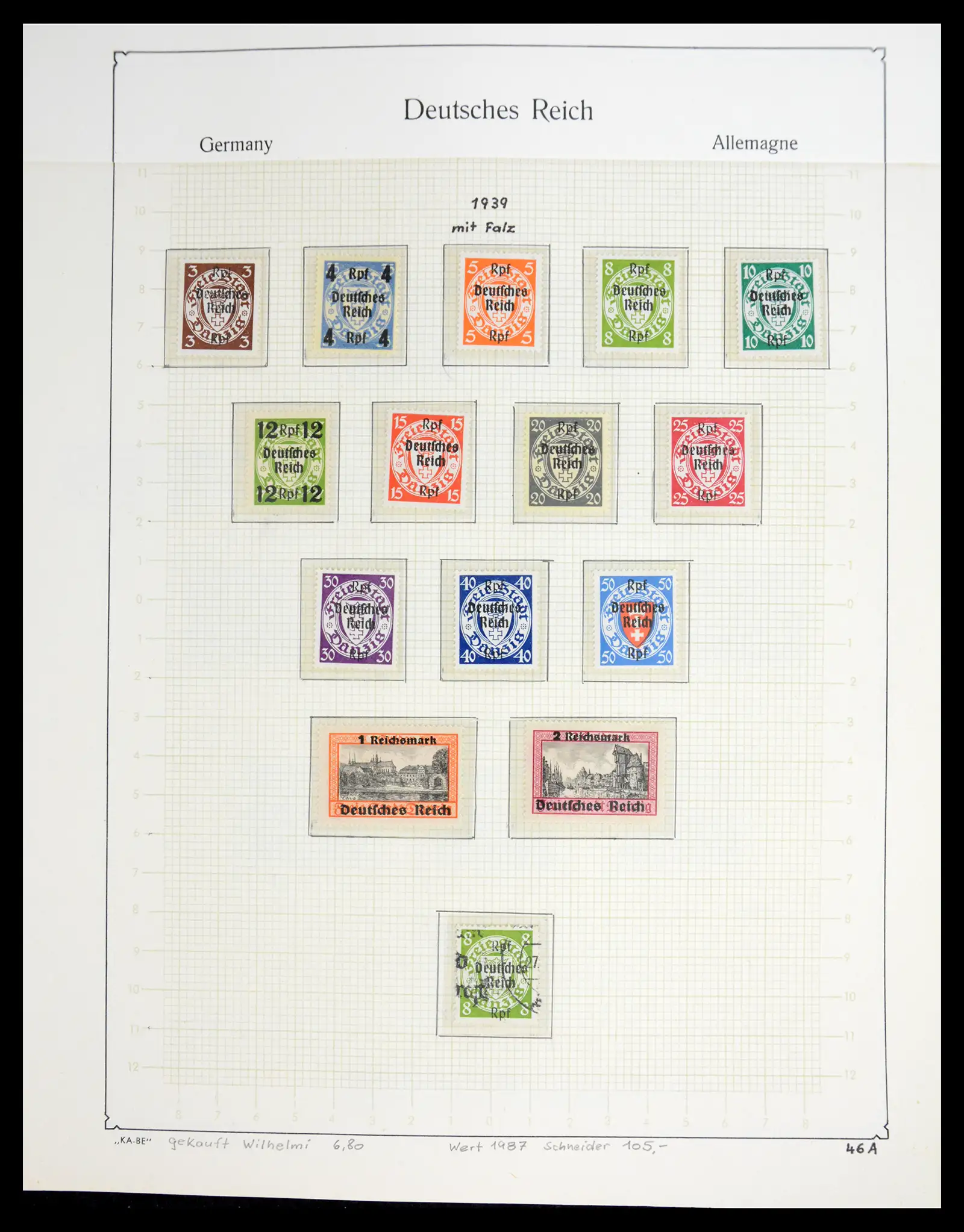 41115 0081 - Stamp collection 41115 German Reich over complete 1872-1945.