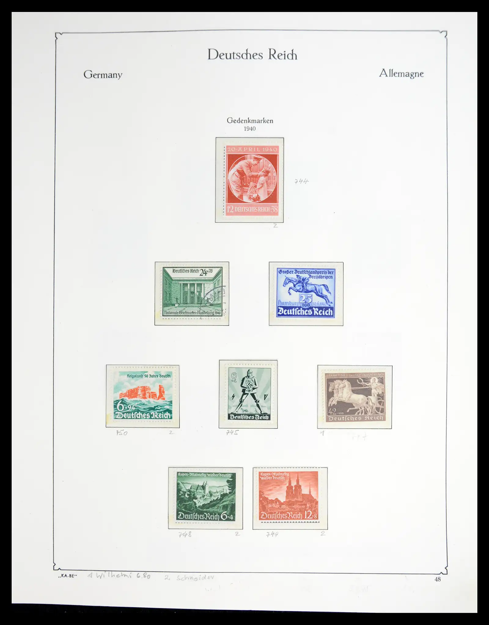 41115 0083 - Stamp collection 41115 German Reich over complete 1872-1945.