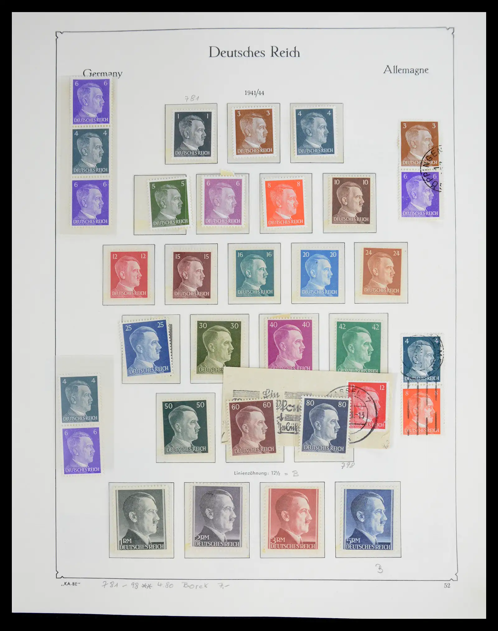 41115 0087 - Stamp collection 41115 German Reich over complete 1872-1945.