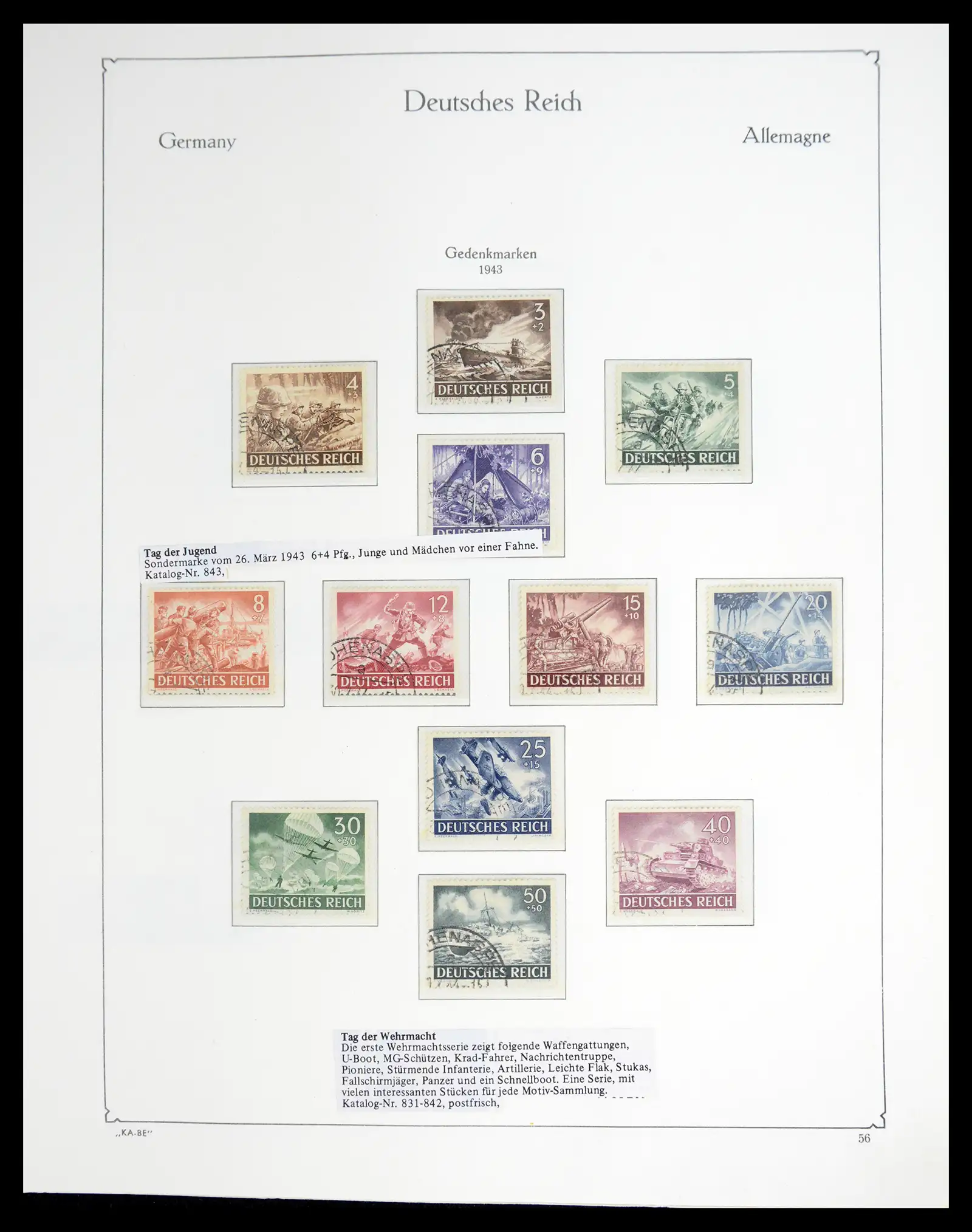 41115 0091 - Stamp collection 41115 German Reich over complete 1872-1945.
