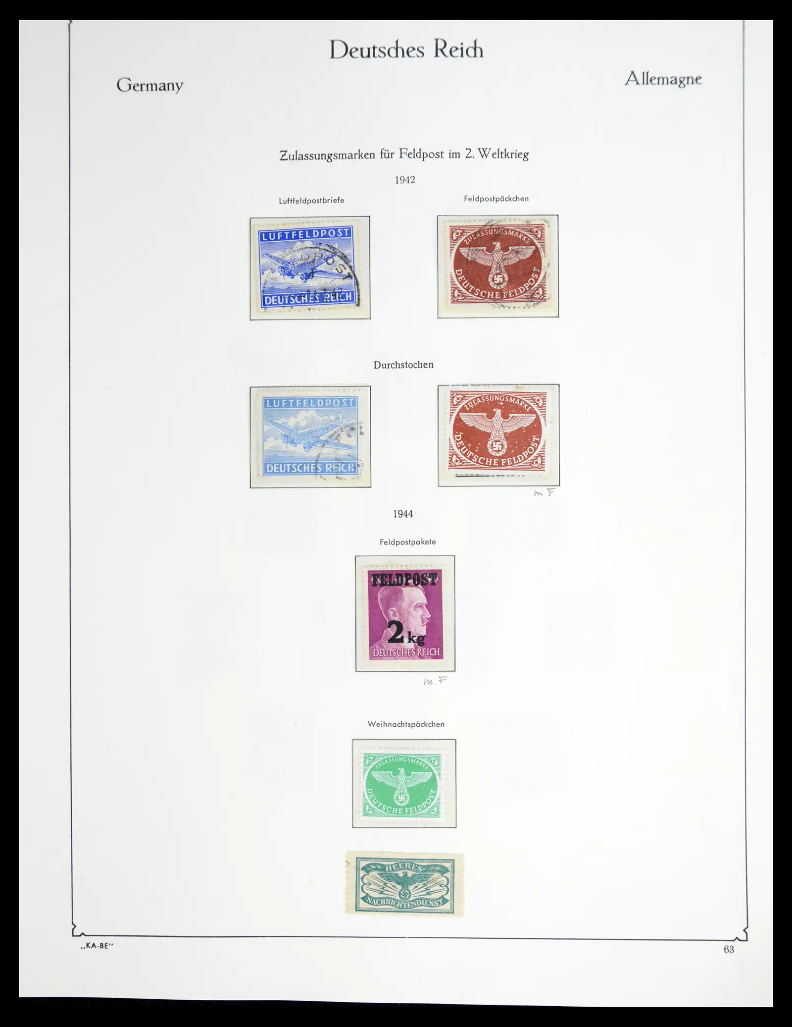 41115 0098 - Stamp collection 41115 German Reich over complete 1872-1945.