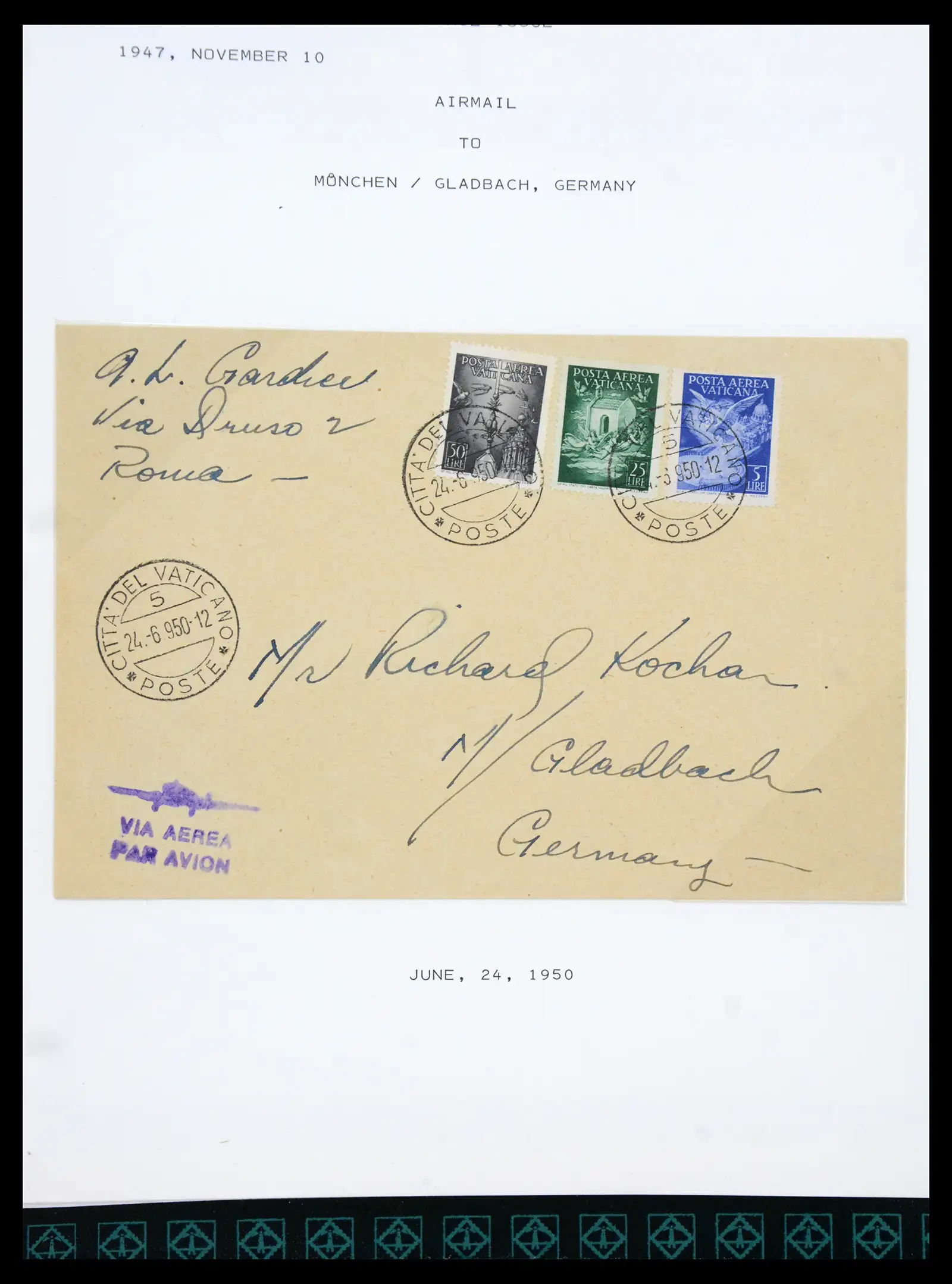 41116 0023 - Stamp collection 41116 Vatican 1929-1959.