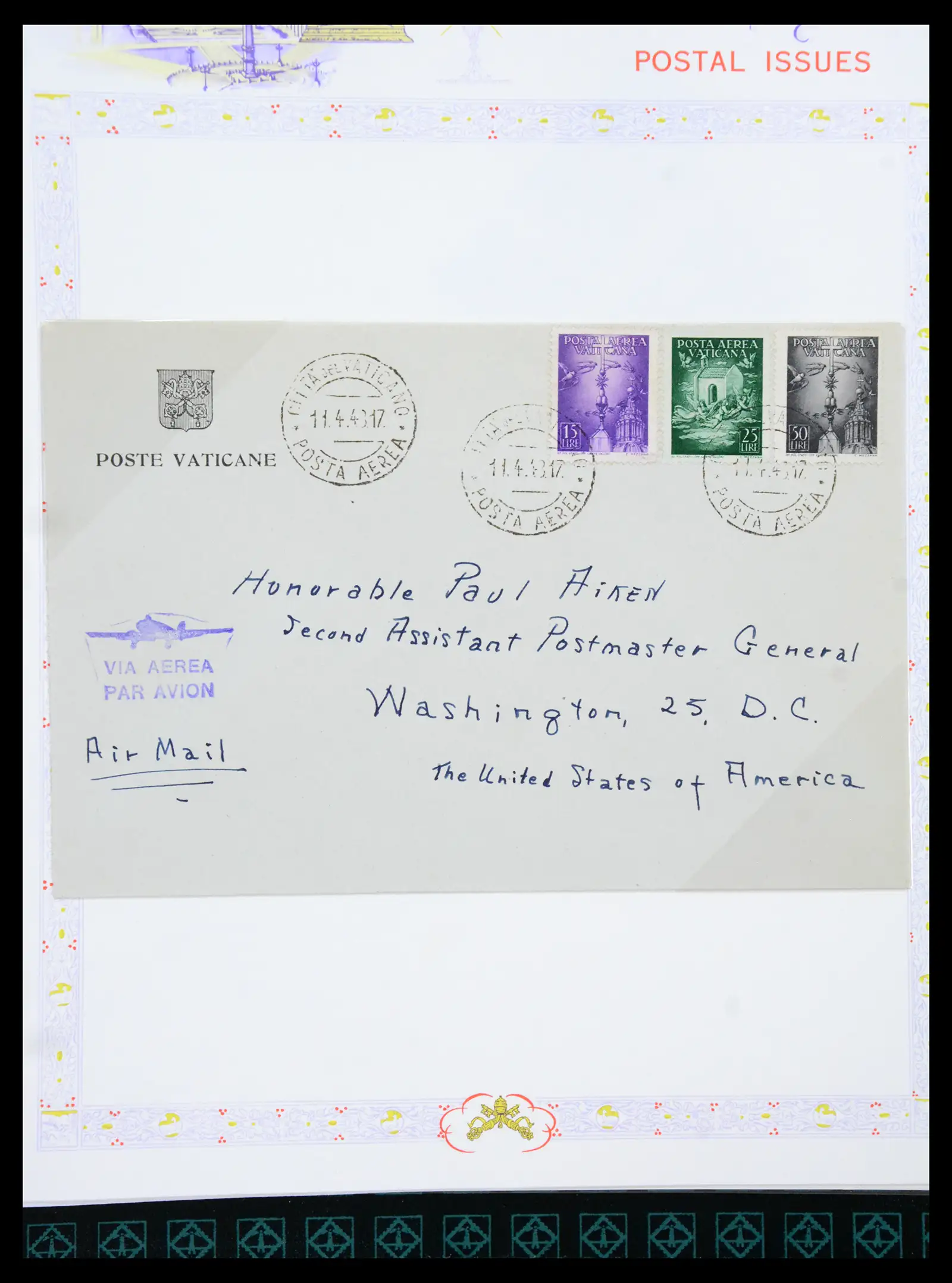 41116 0024 - Stamp collection 41116 Vatican 1929-1959.