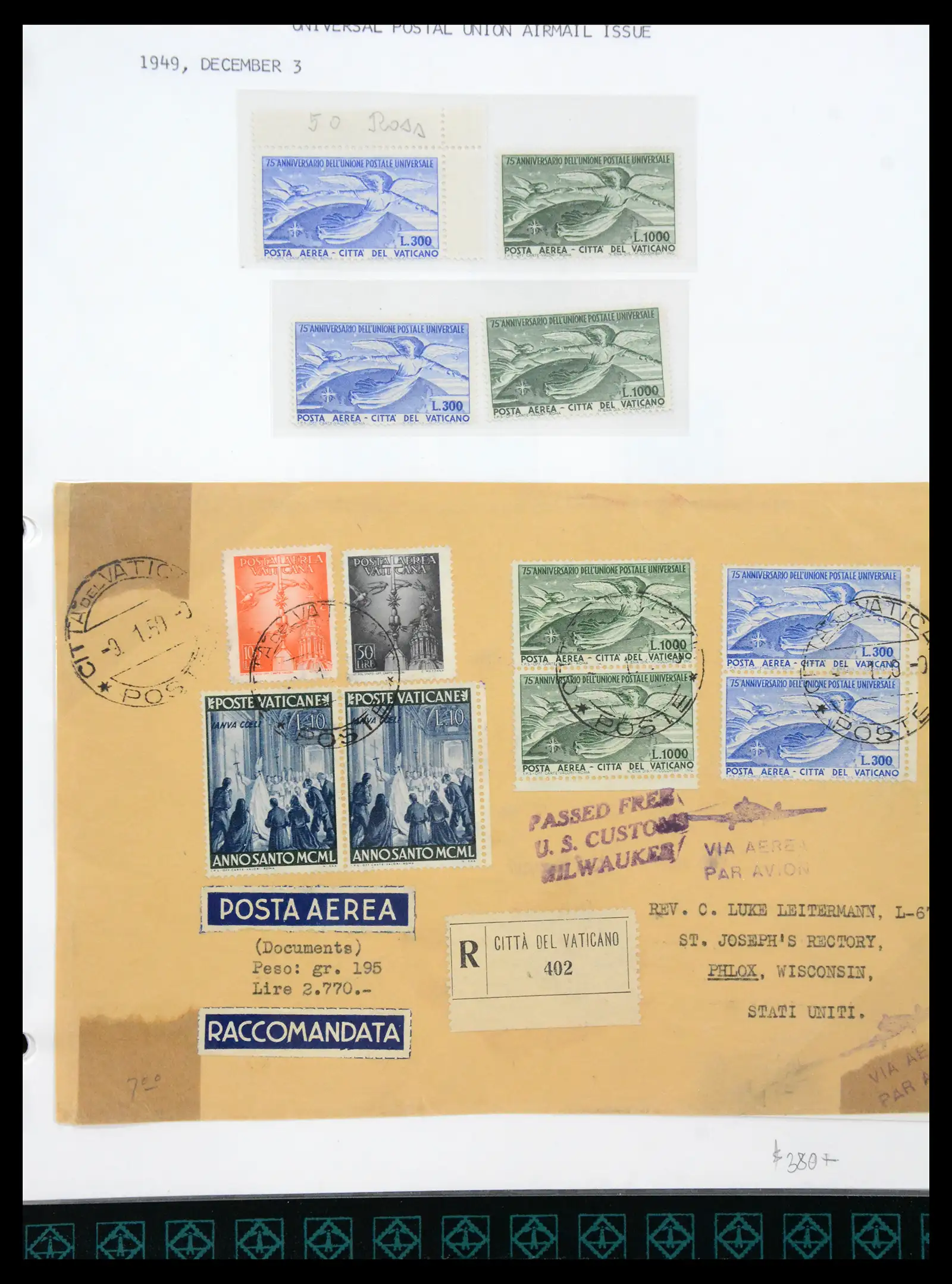 41116 0032 - Stamp collection 41116 Vatican 1929-1959.