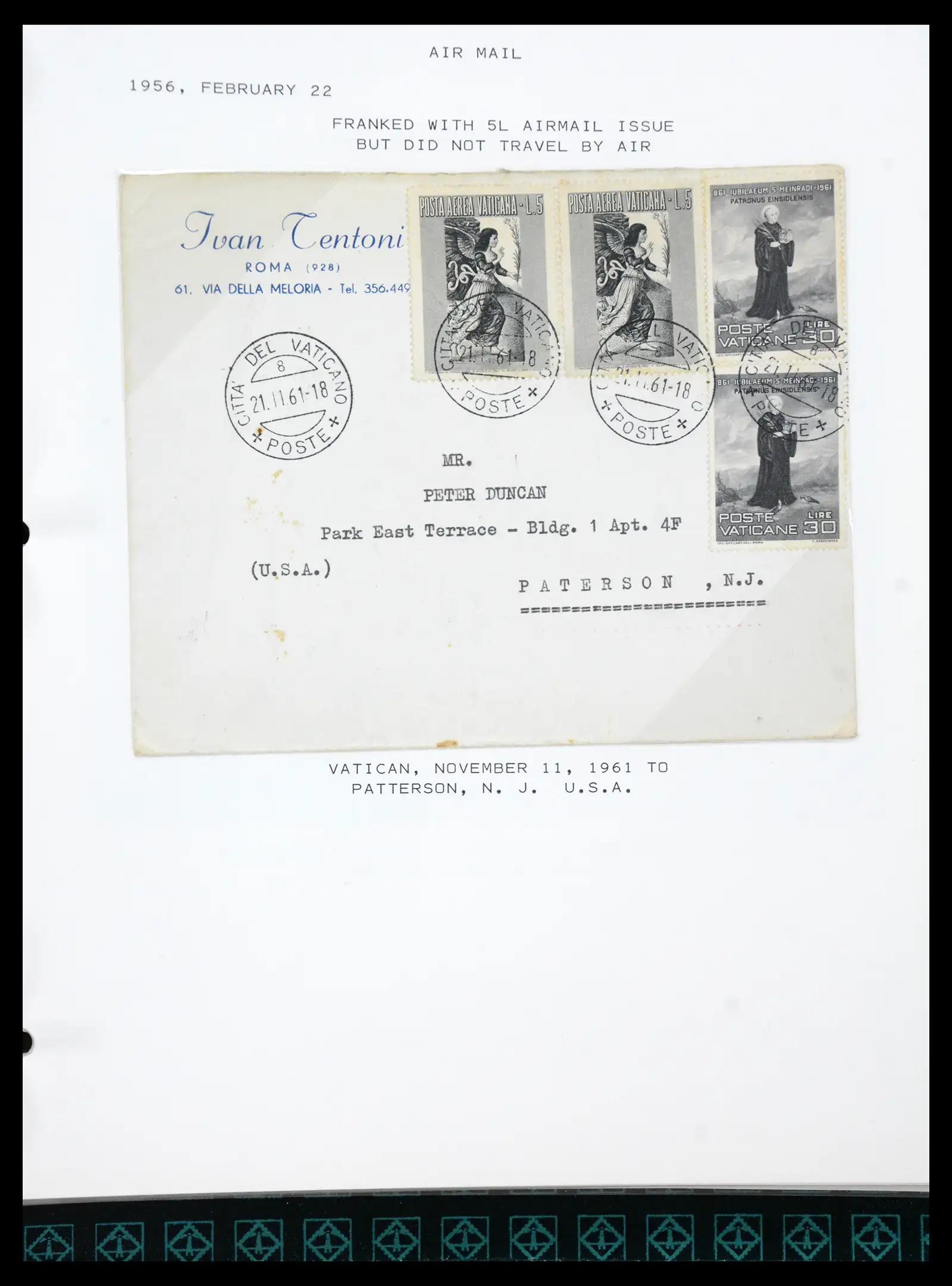 41116 0038 - Stamp collection 41116 Vatican 1929-1959.