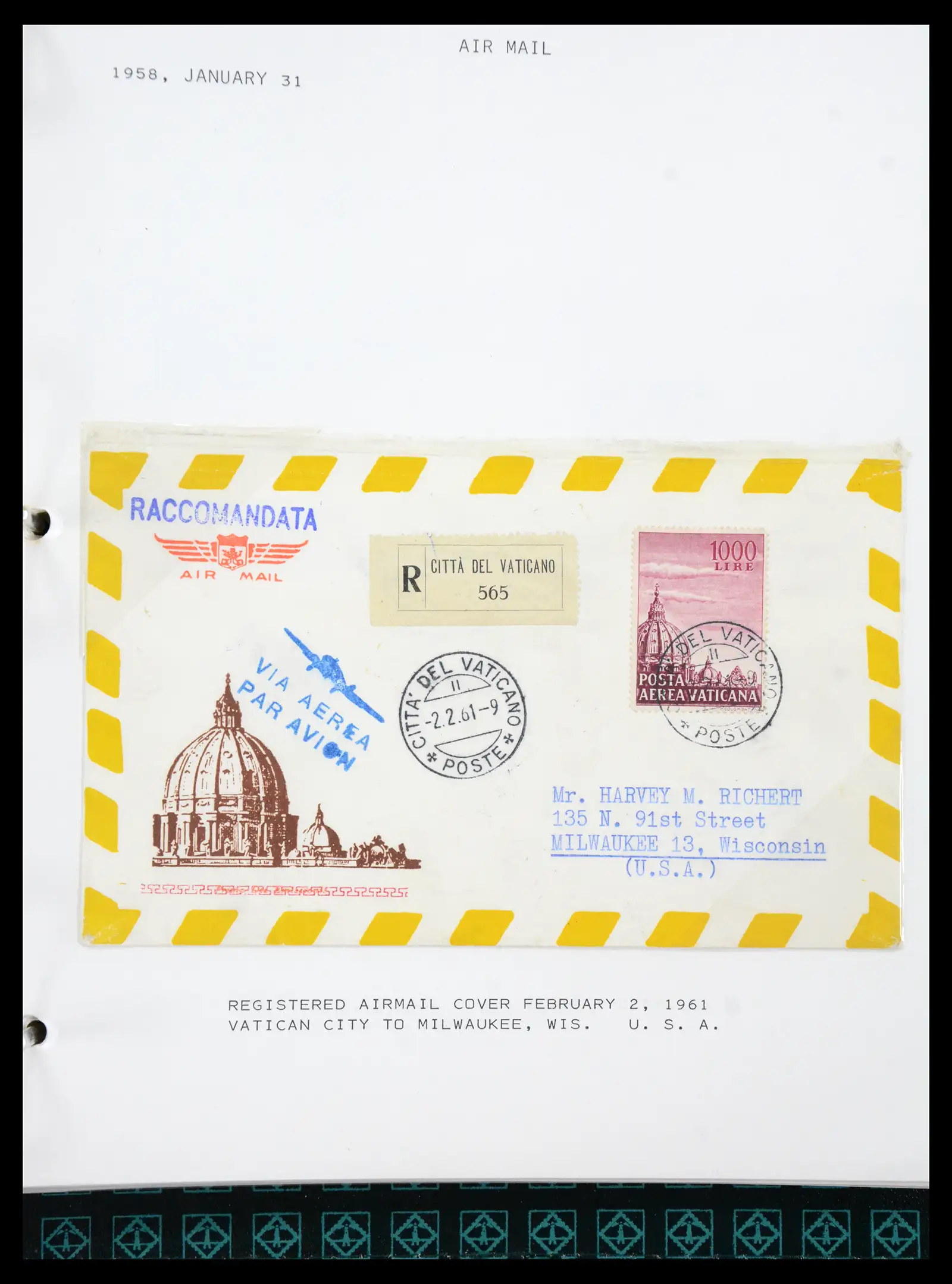 41116 0050 - Stamp collection 41116 Vatican 1929-1959.