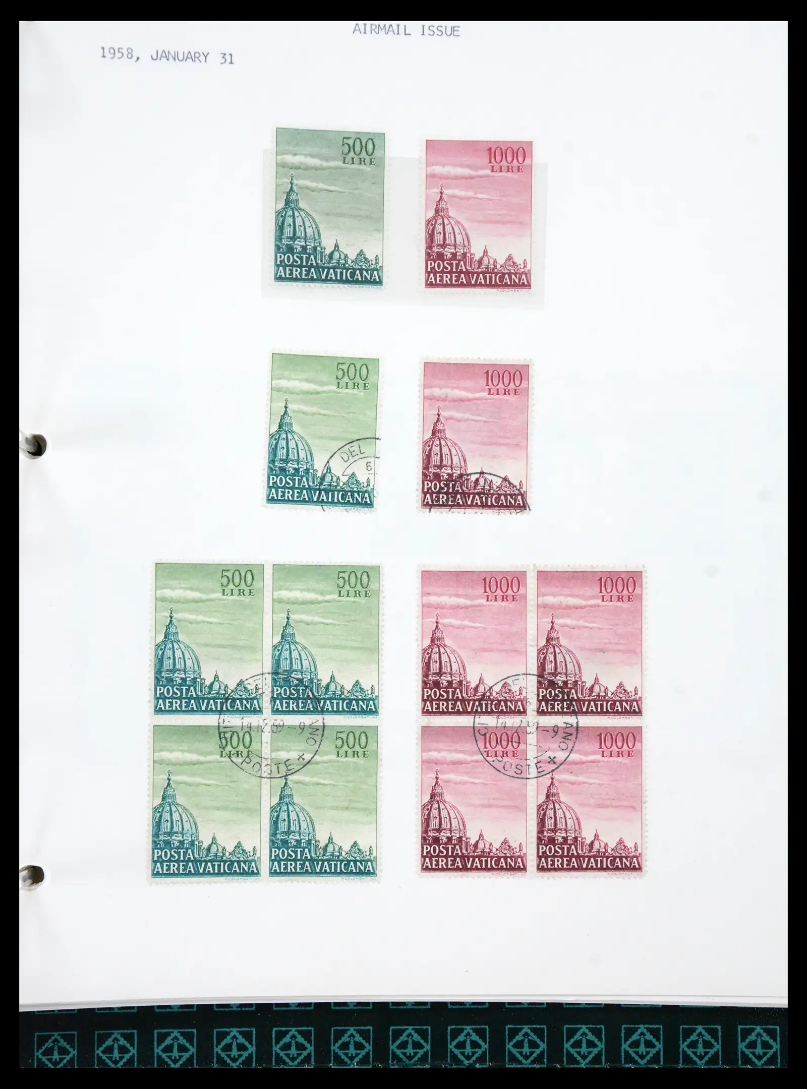 41116 0056 - Stamp collection 41116 Vatican 1929-1959.