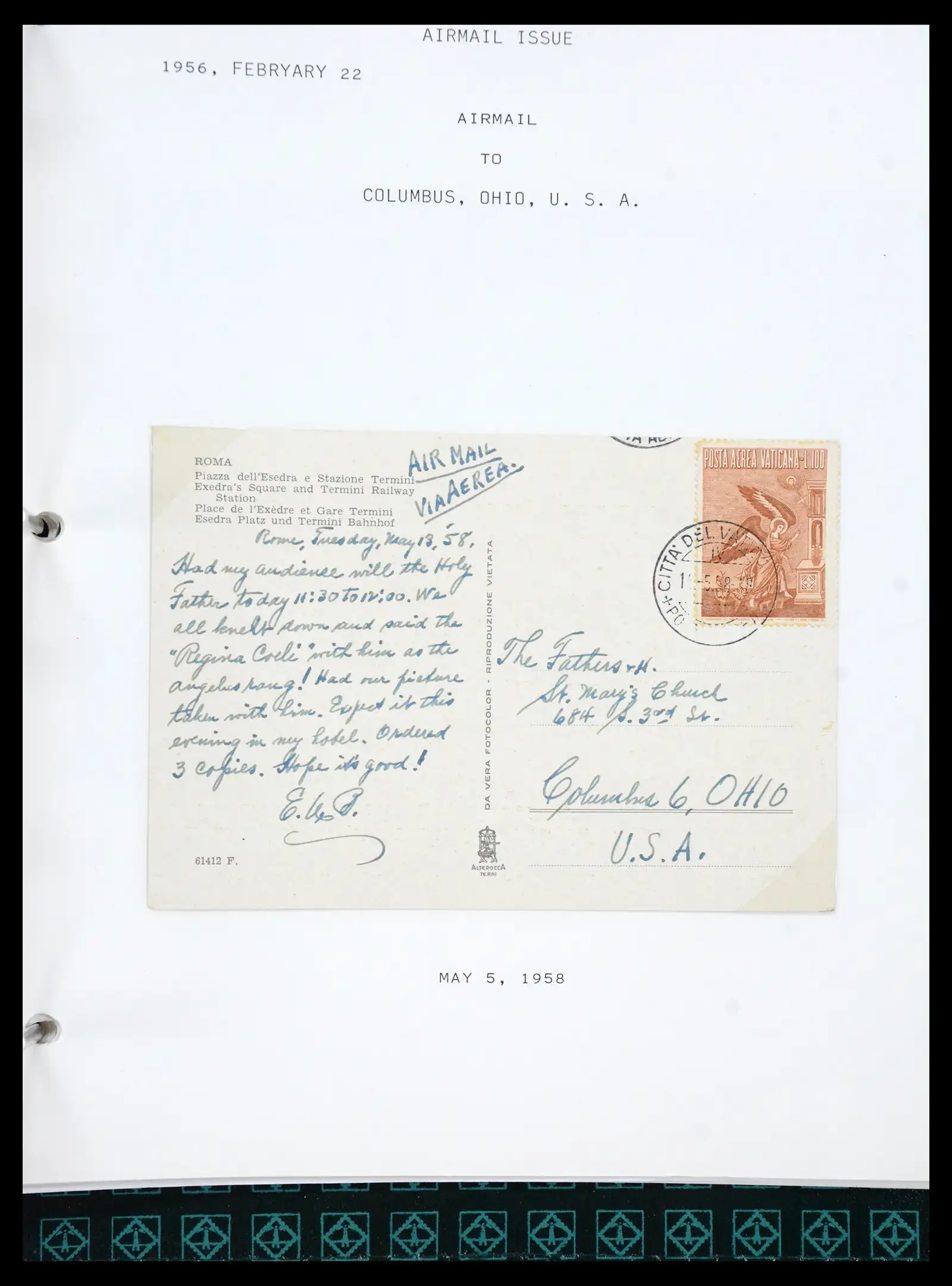 41116 0059 - Stamp collection 41116 Vatican 1929-1959.