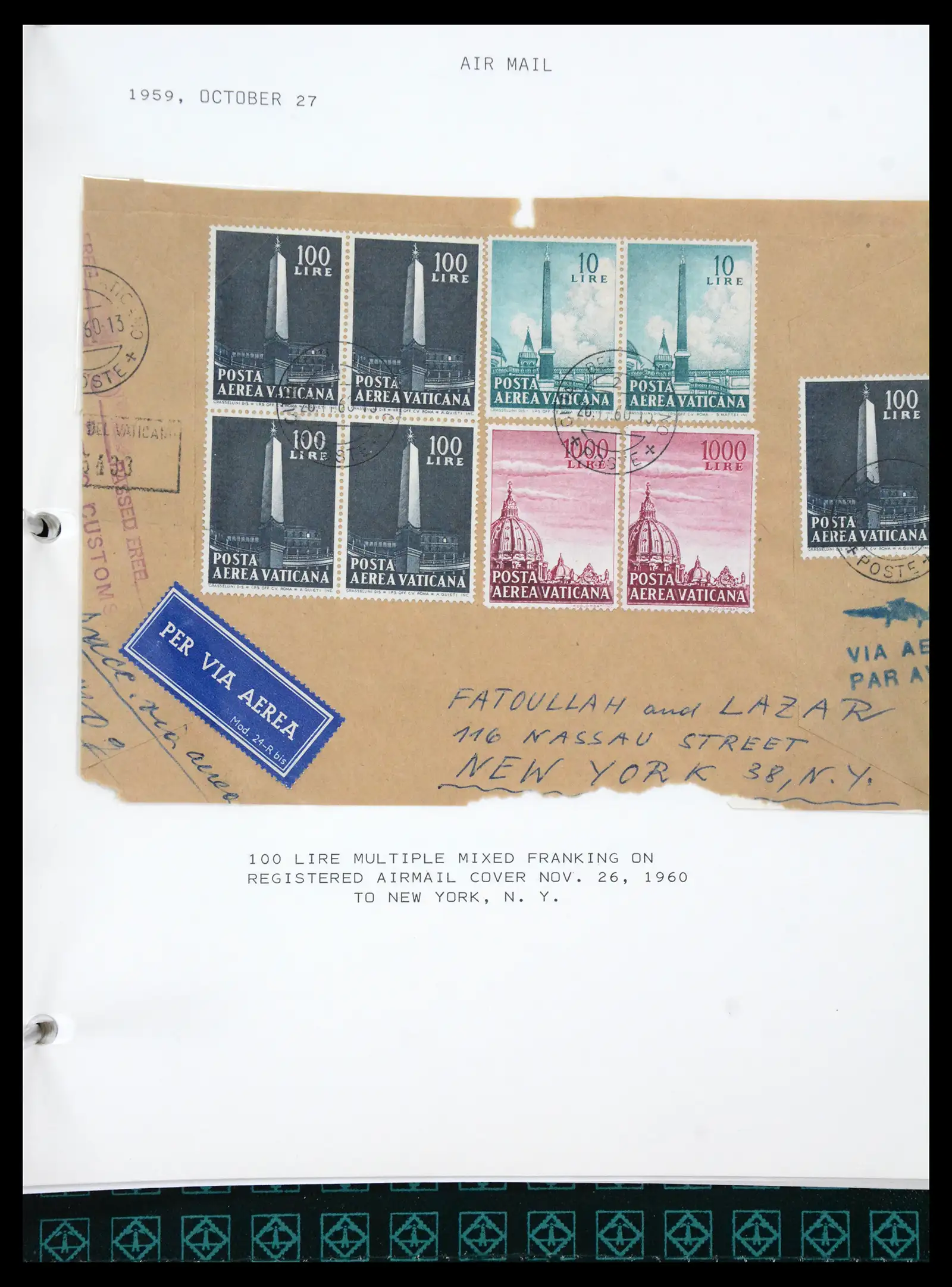41116 0060 - Stamp collection 41116 Vatican 1929-1959.