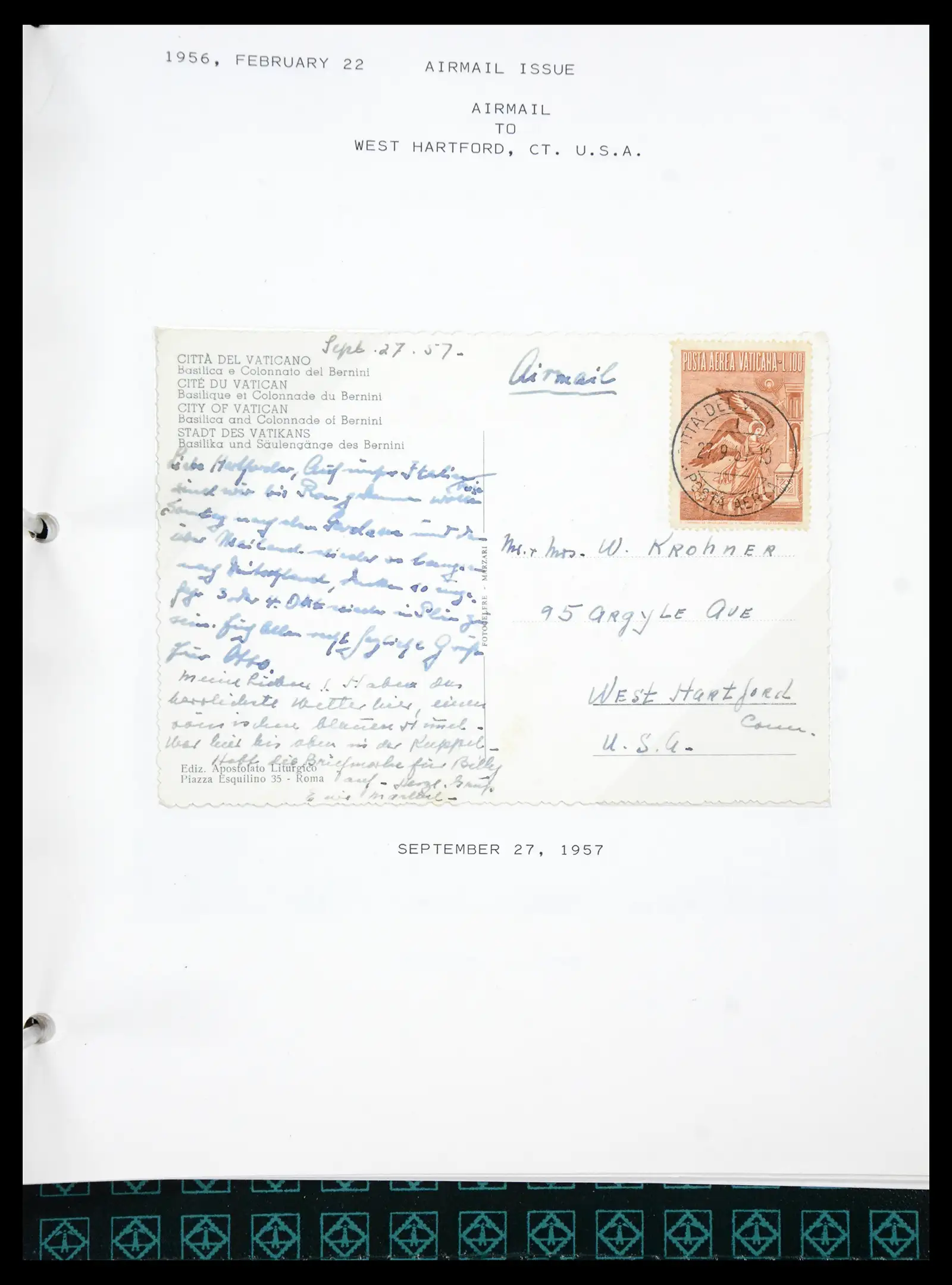 41116 0062 - Stamp collection 41116 Vatican 1929-1959.