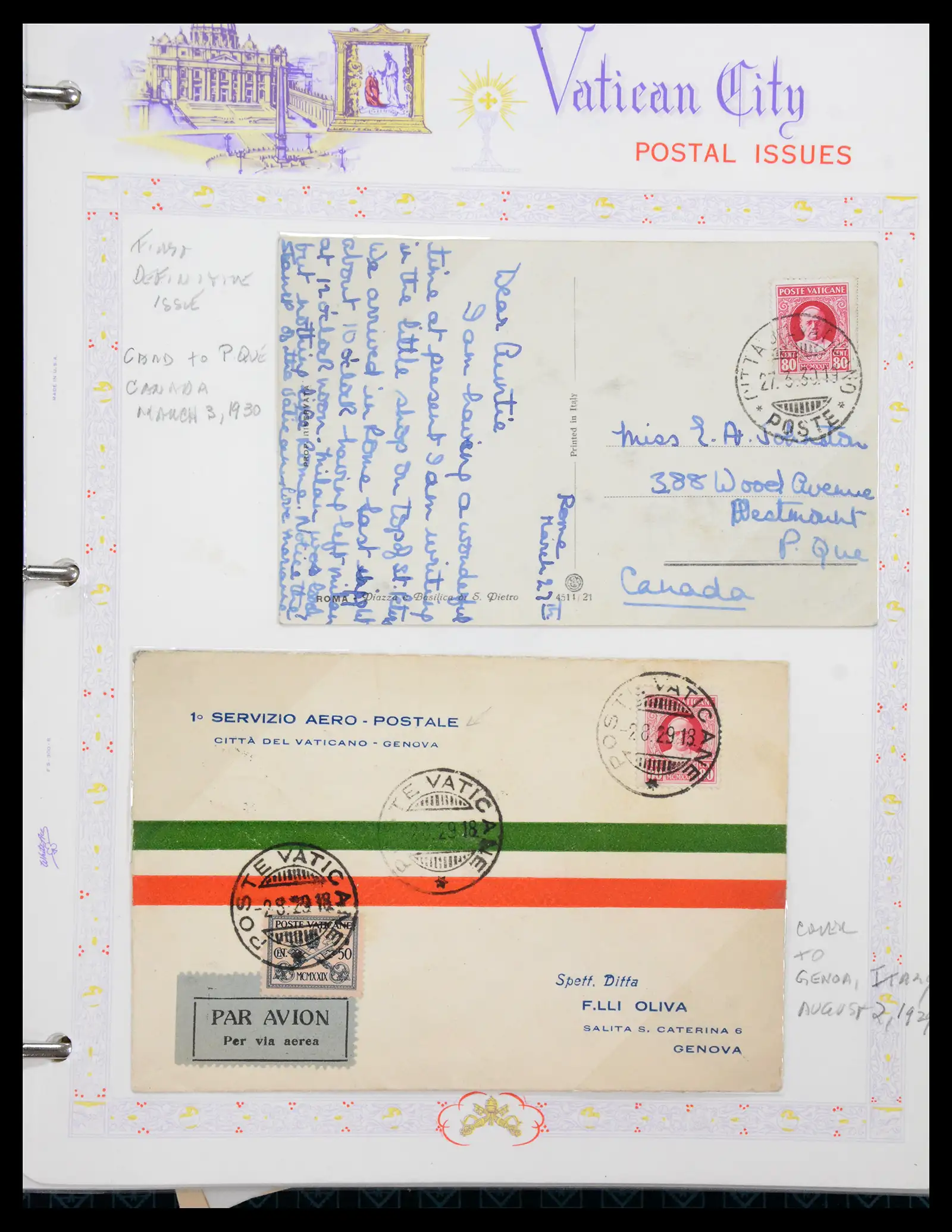 41116 0070 - Stamp collection 41116 Vatican 1929-1959.