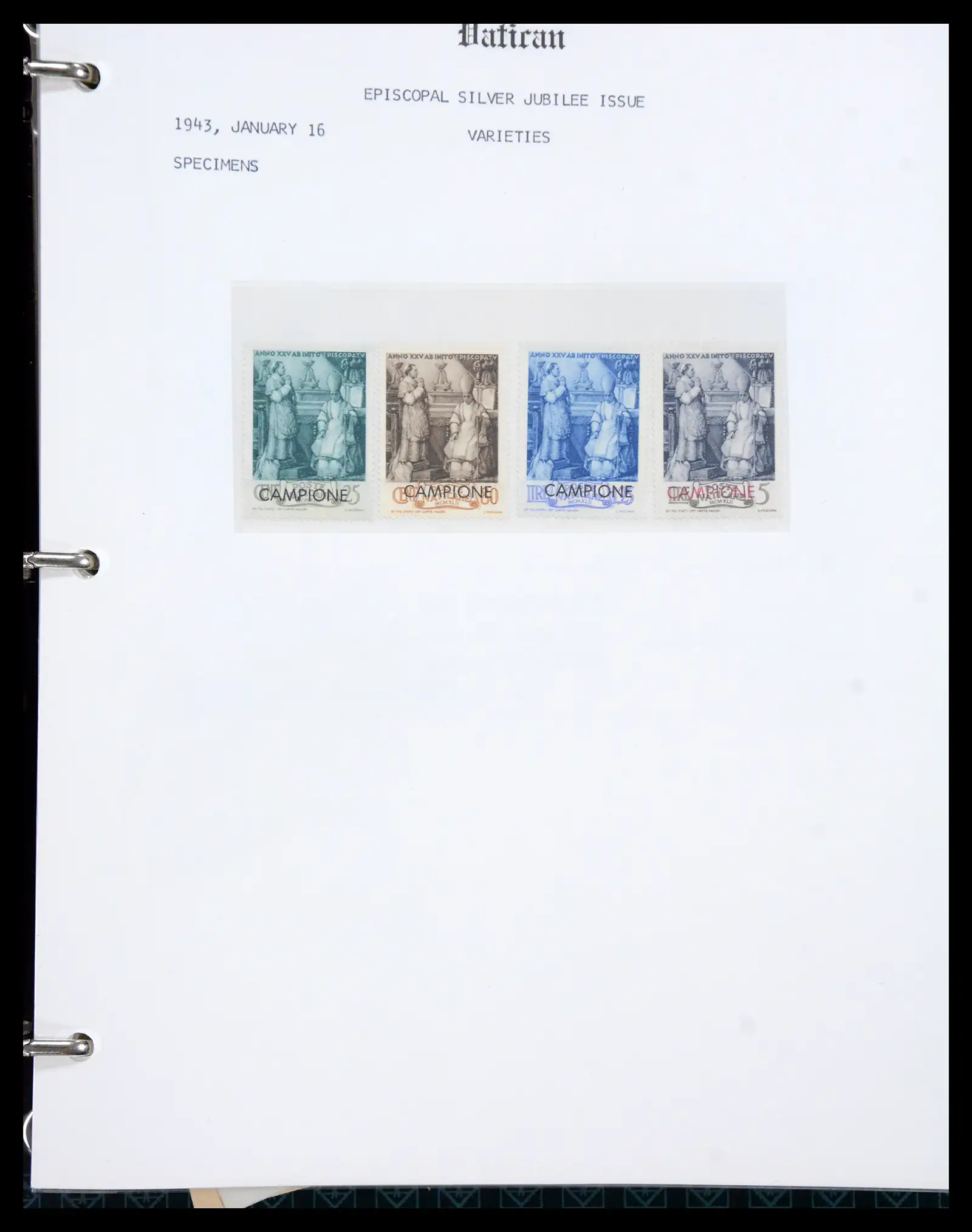 41116 0073 - Stamp collection 41116 Vatican 1929-1959.
