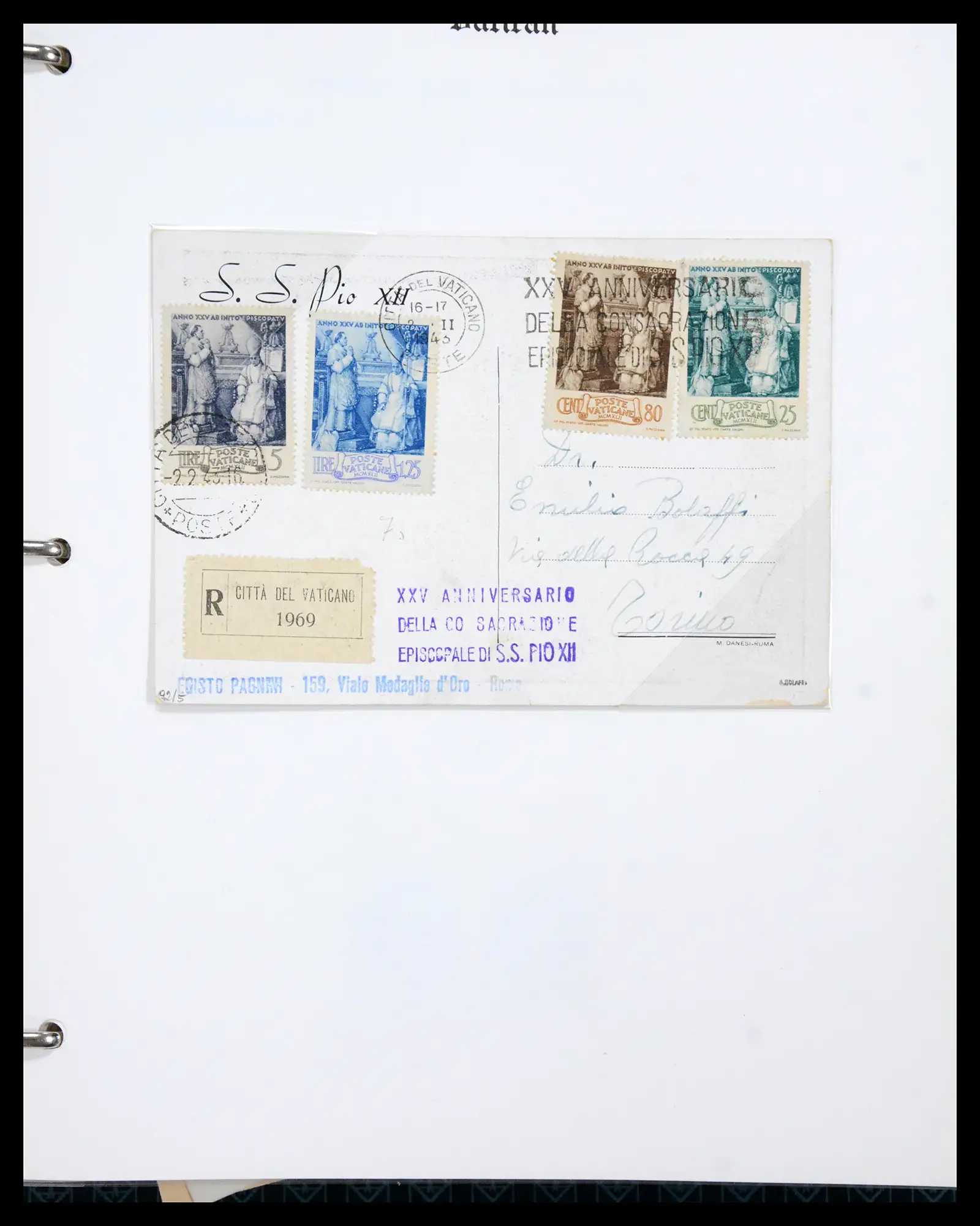 41116 0074 - Stamp collection 41116 Vatican 1929-1959.