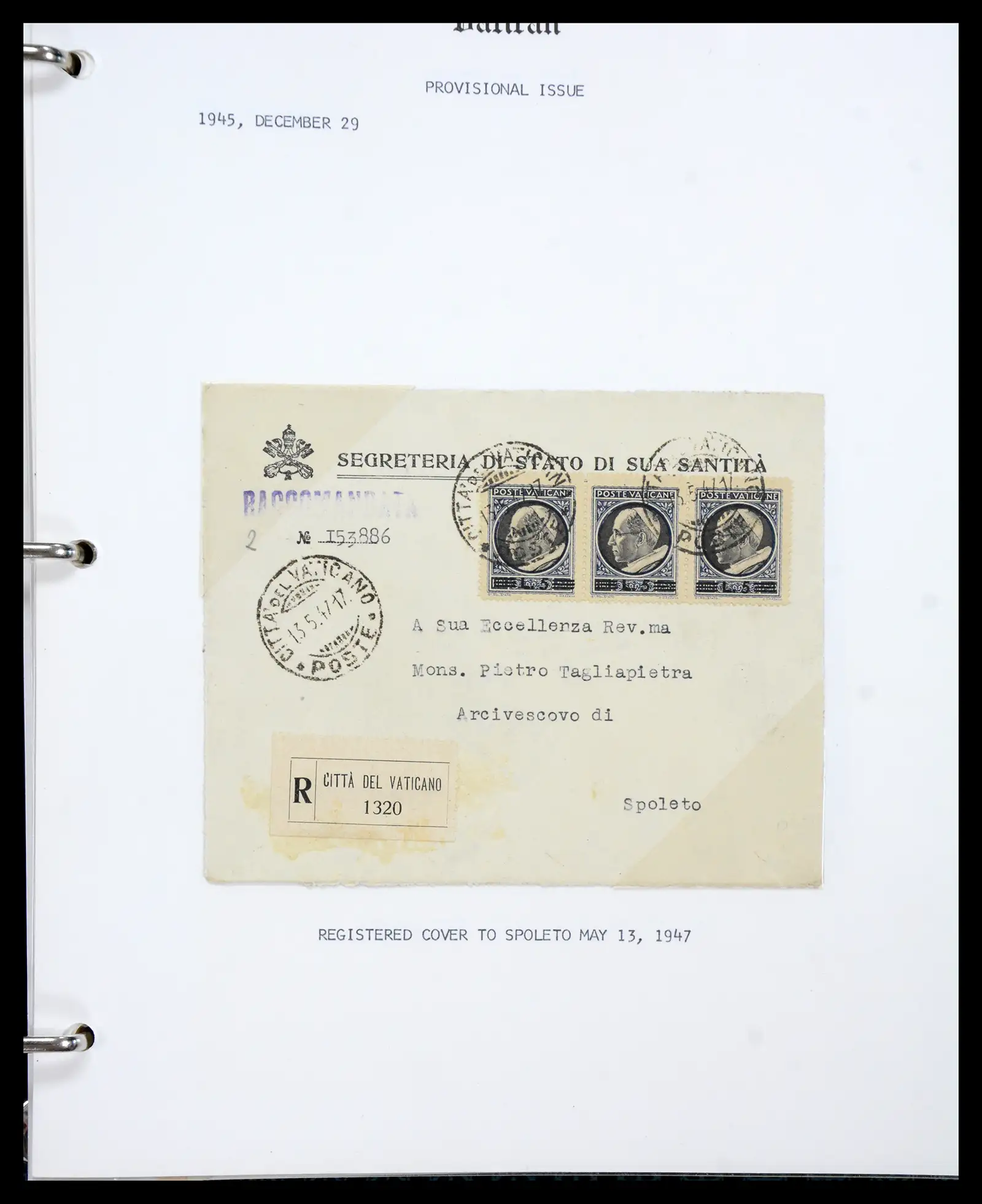41116 0084 - Stamp collection 41116 Vatican 1929-1959.