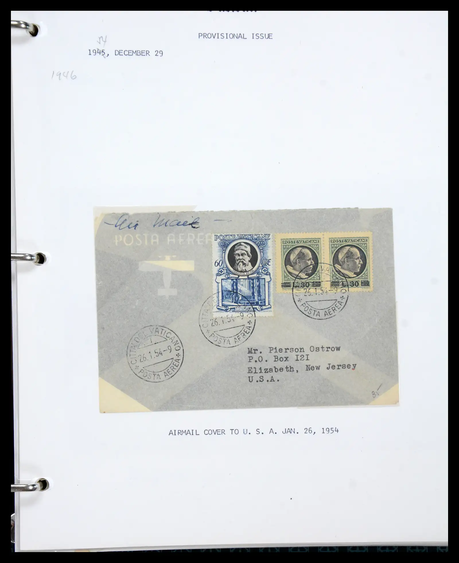41116 0085 - Stamp collection 41116 Vatican 1929-1959.