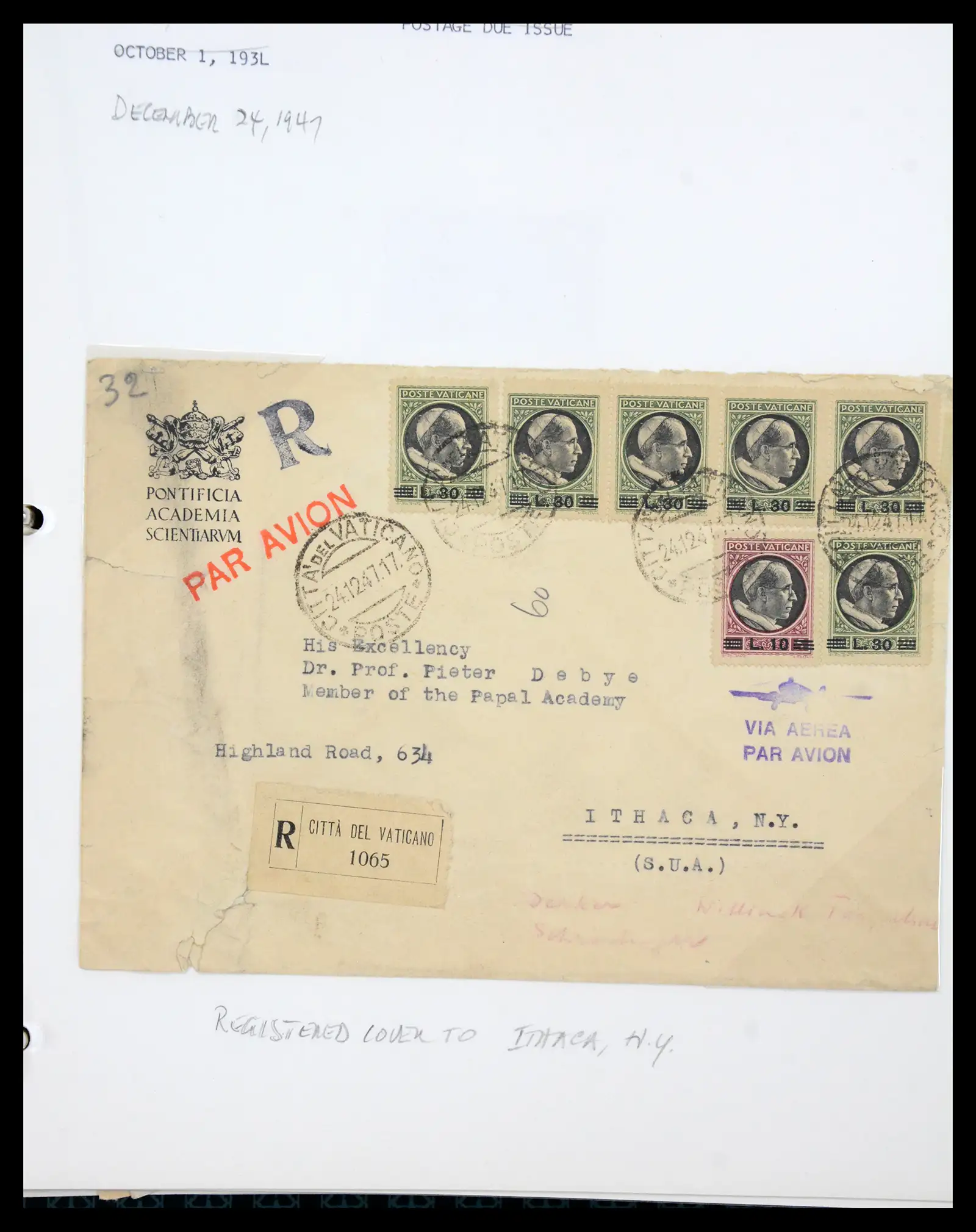 41116 0086 - Stamp collection 41116 Vatican 1929-1959.