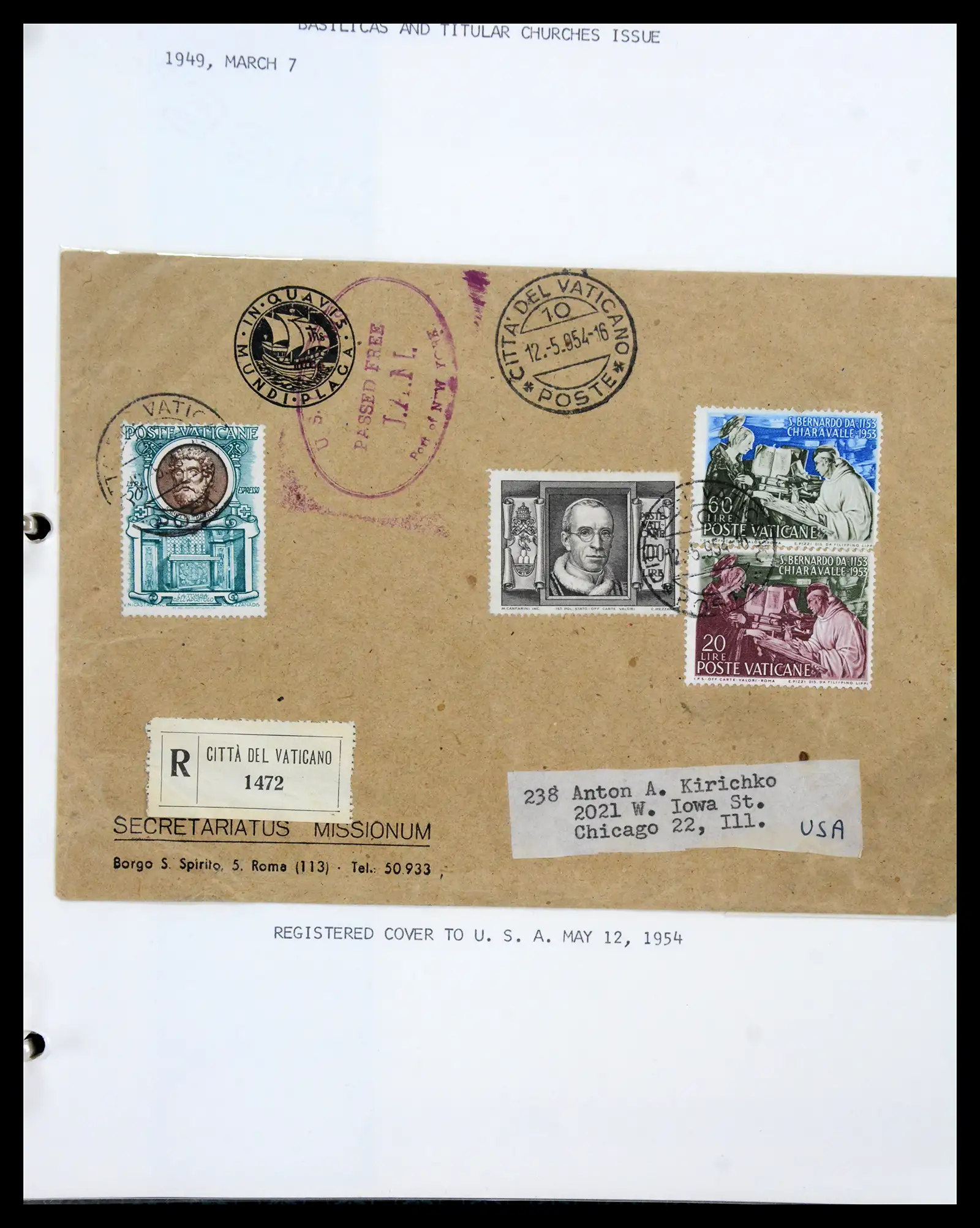 41116 0094 - Stamp collection 41116 Vatican 1929-1959.