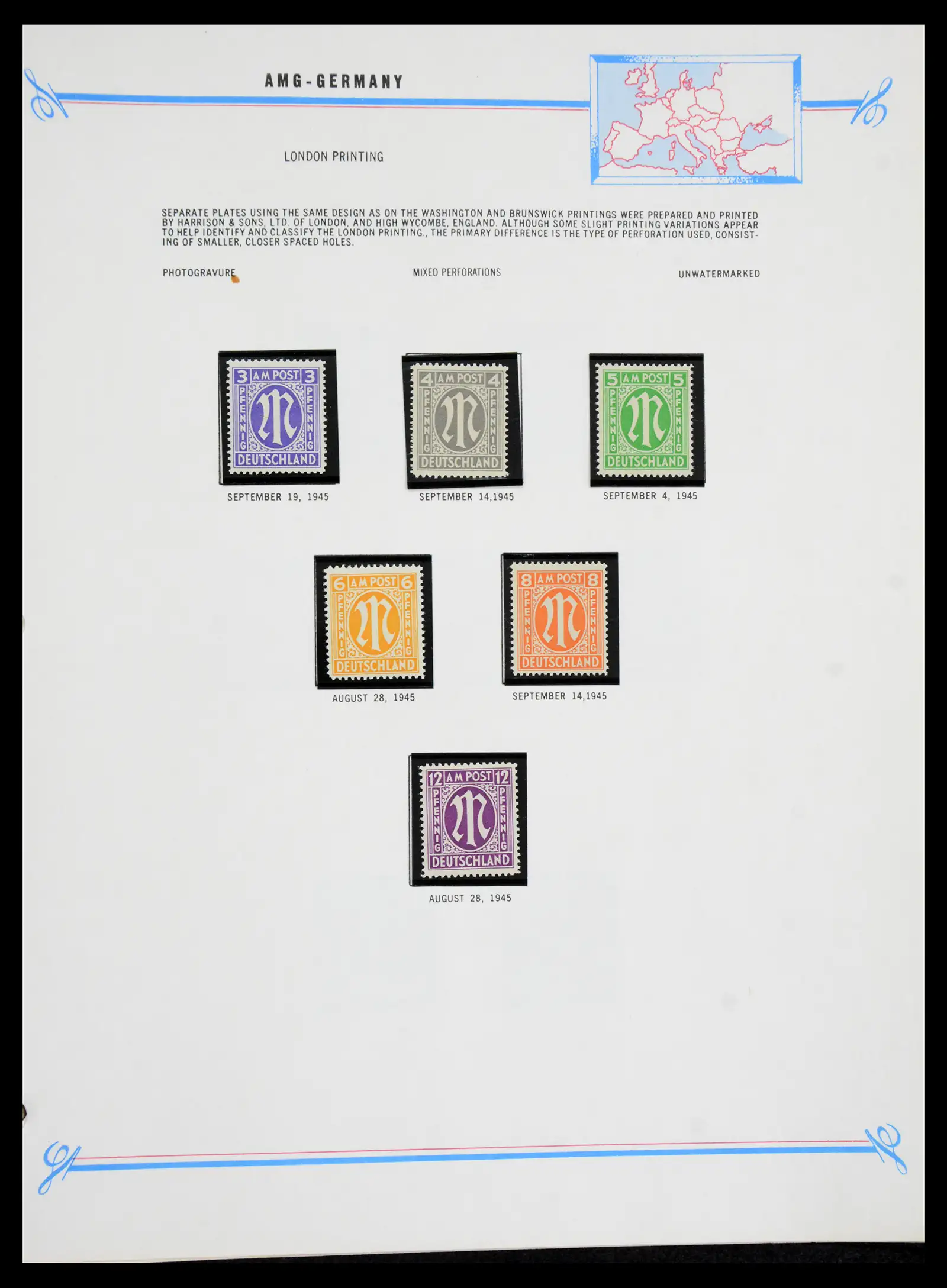 41117 0021 - Stamp collection 41117 Triest A 1945-1954.