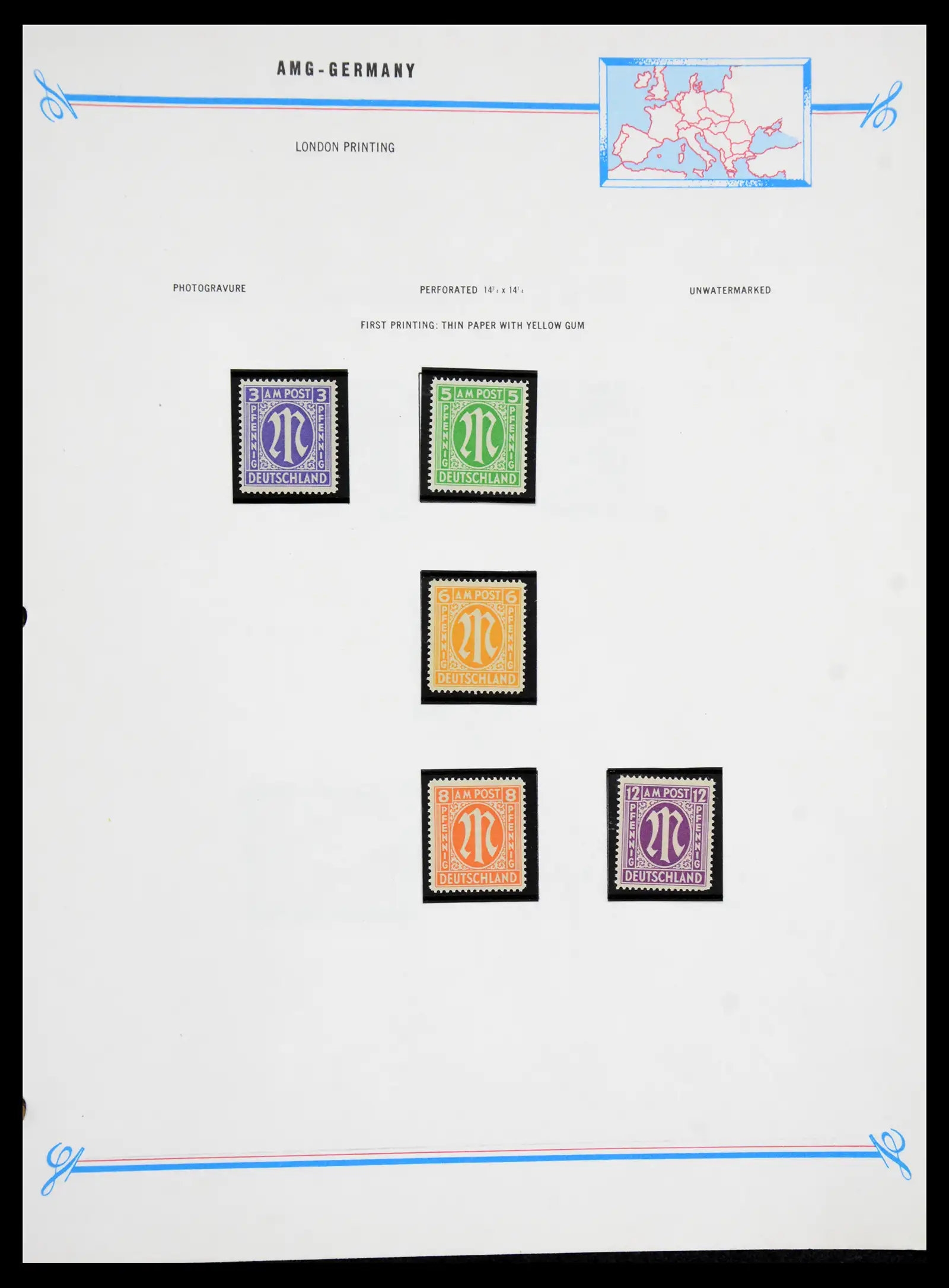41117 0023 - Stamp collection 41117 Triest A 1945-1954.