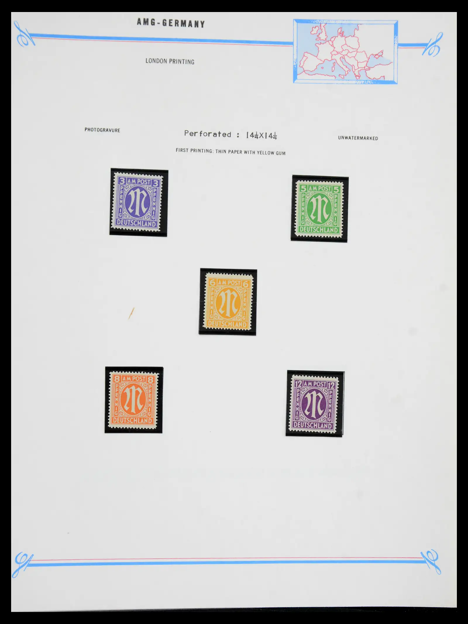 41117 0025 - Stamp collection 41117 Triest A 1945-1954.