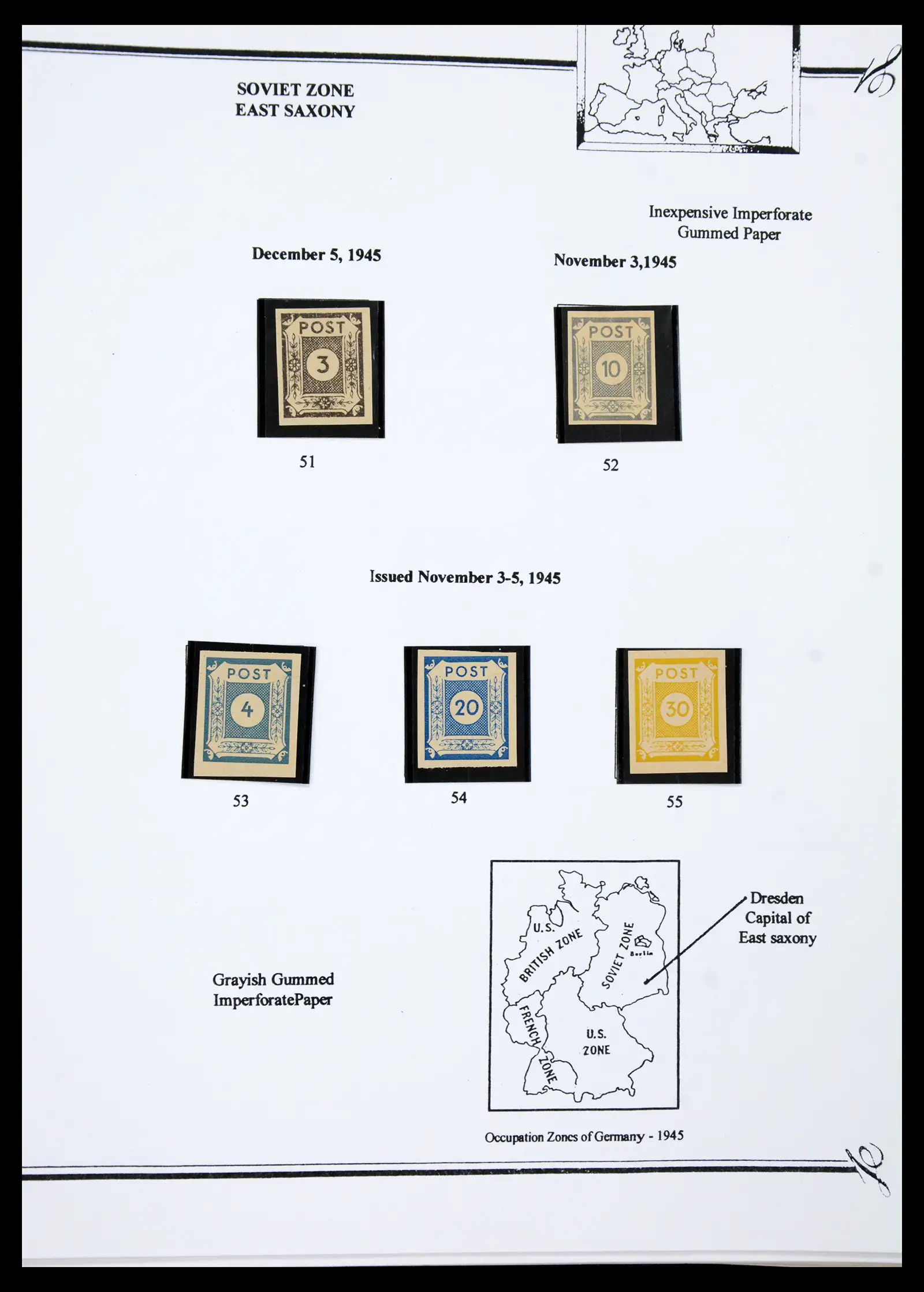 41117 0040 - Stamp collection 41117 Triest A 1945-1954.