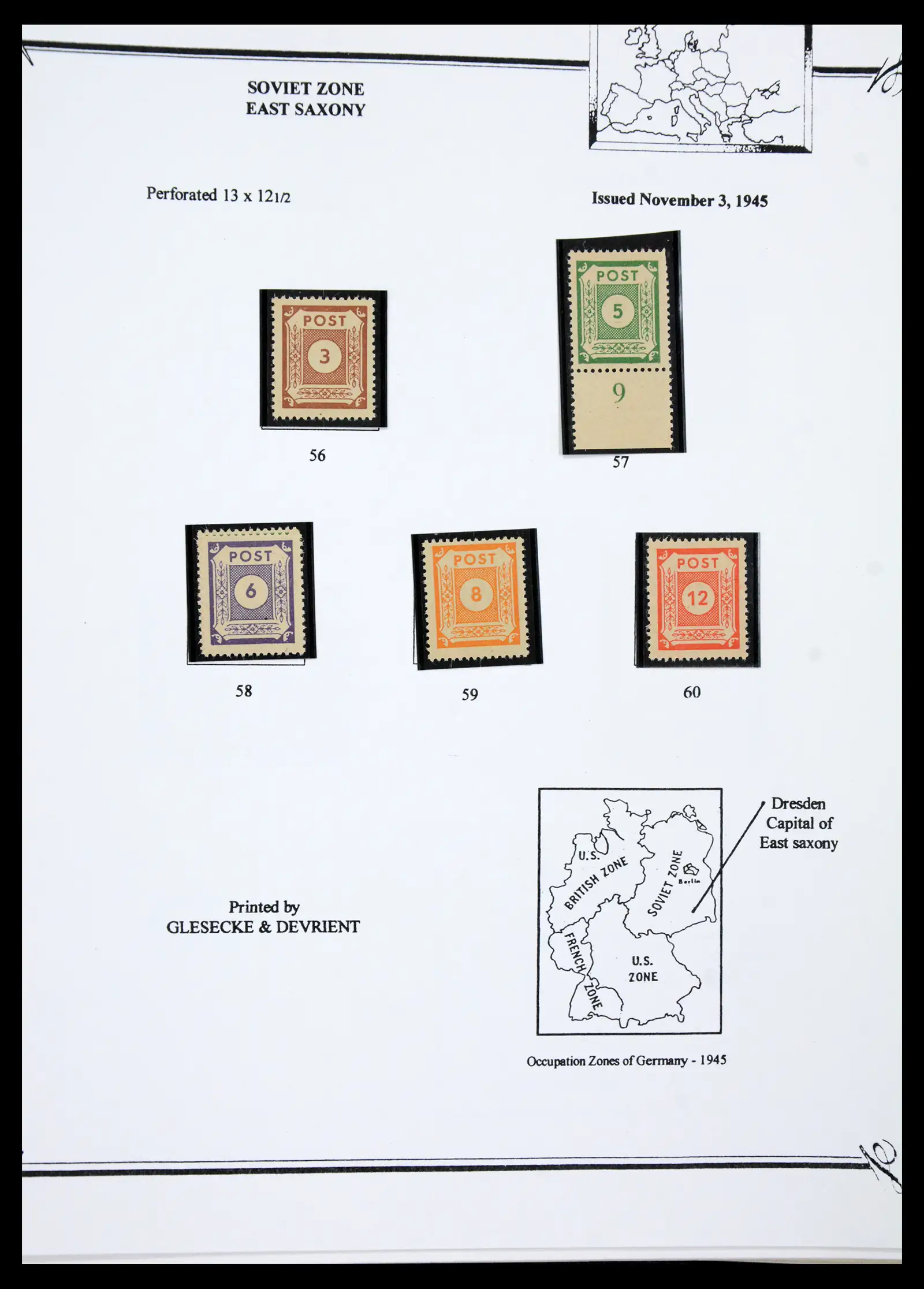 41117 0041 - Stamp collection 41117 Triest A 1945-1954.