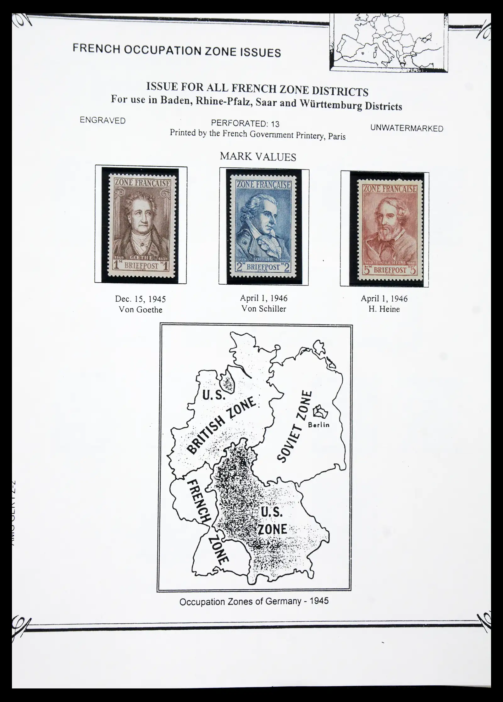 41117 0046 - Stamp collection 41117 Triest A 1945-1954.