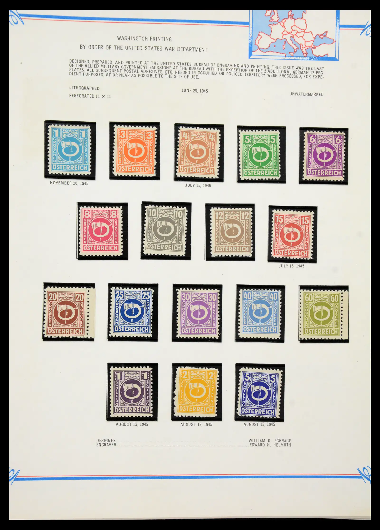 41117 0047 - Stamp collection 41117 Triest A 1945-1954.