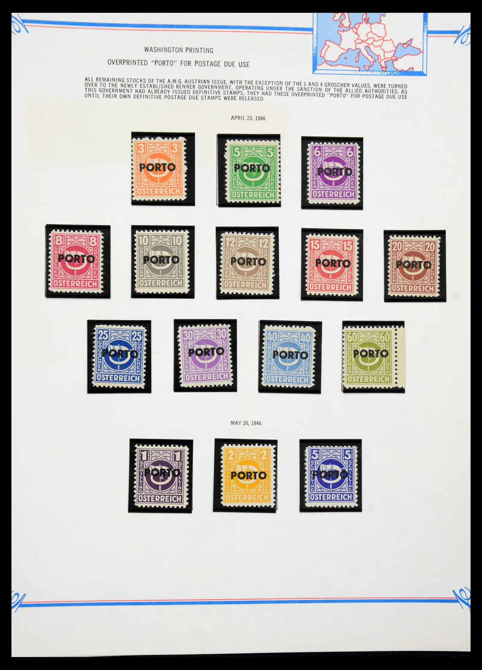 41117 0049 - Stamp collection 41117 Triest A 1945-1954.