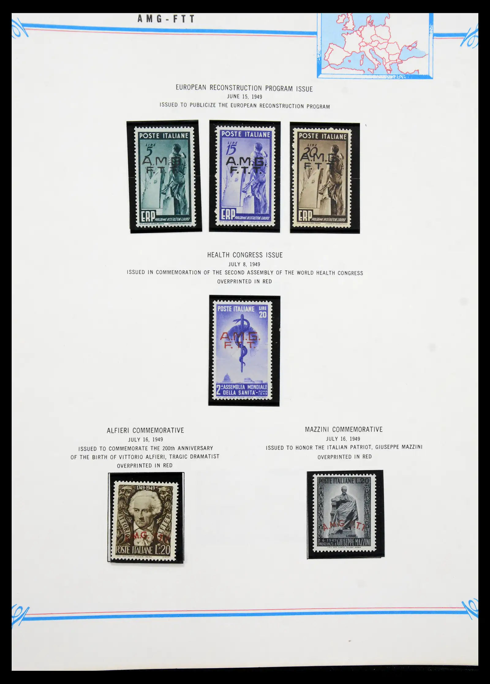 41117 0056 - Stamp collection 41117 Triest A 1945-1954.