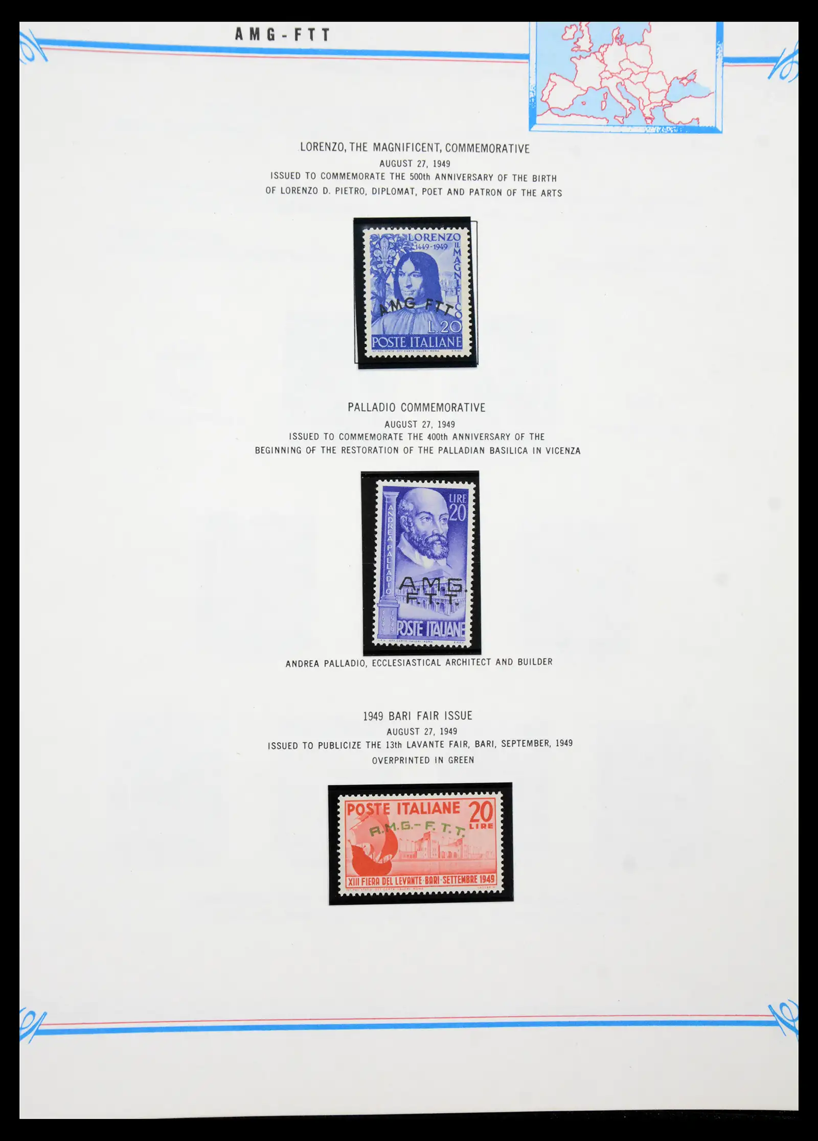 41117 0057 - Stamp collection 41117 Triest A 1945-1954.