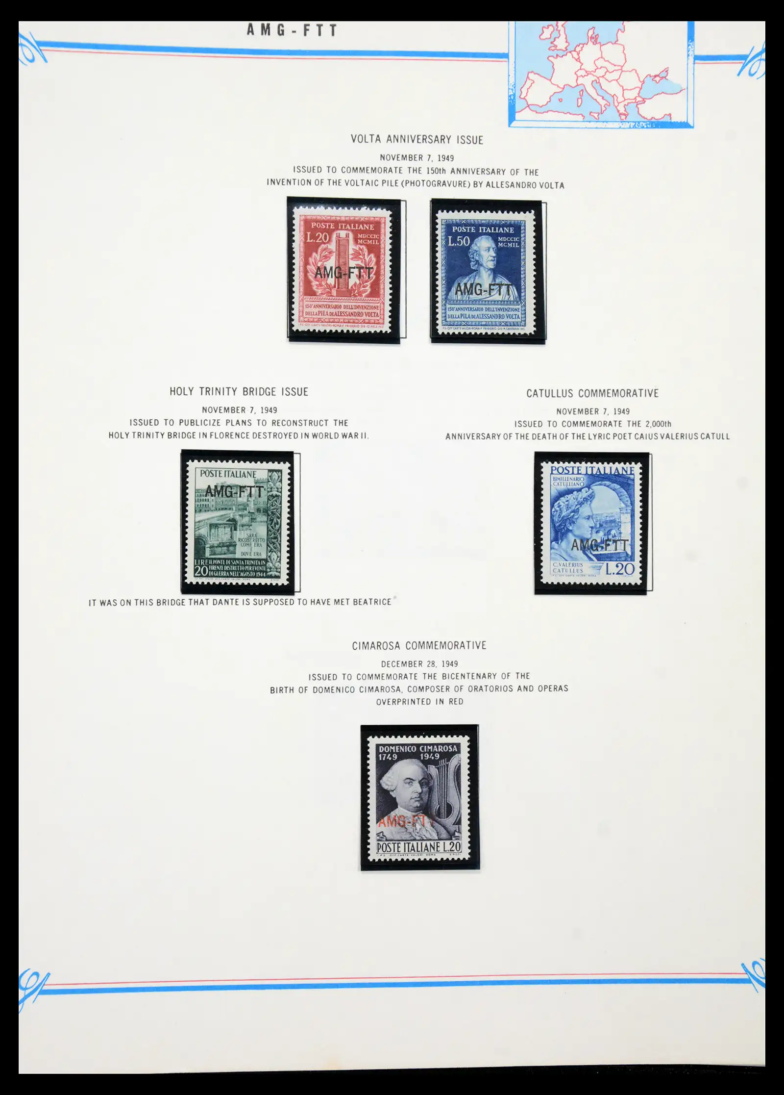 41117 0060 - Stamp collection 41117 Triest A 1945-1954.